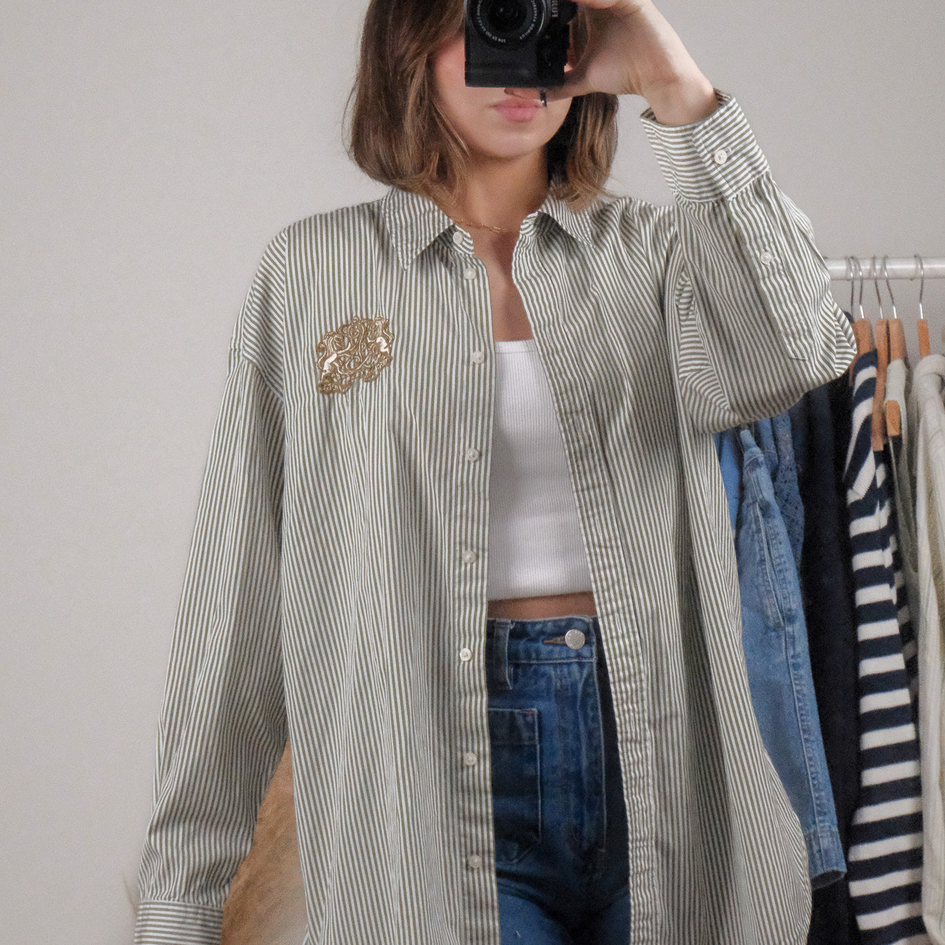 Ralph Lauren x Pinstrip Cotton Button Down (M-XL)