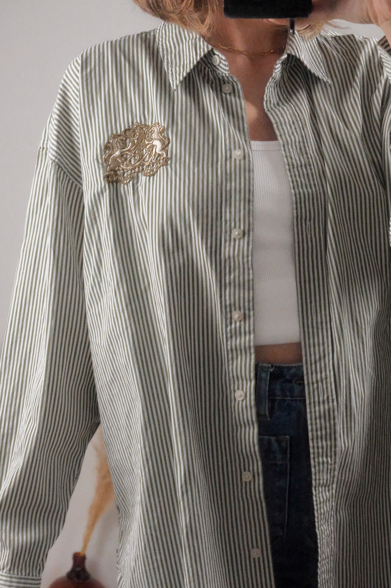 Ralph Lauren x Pinstrip Cotton Button Down (M-XL)