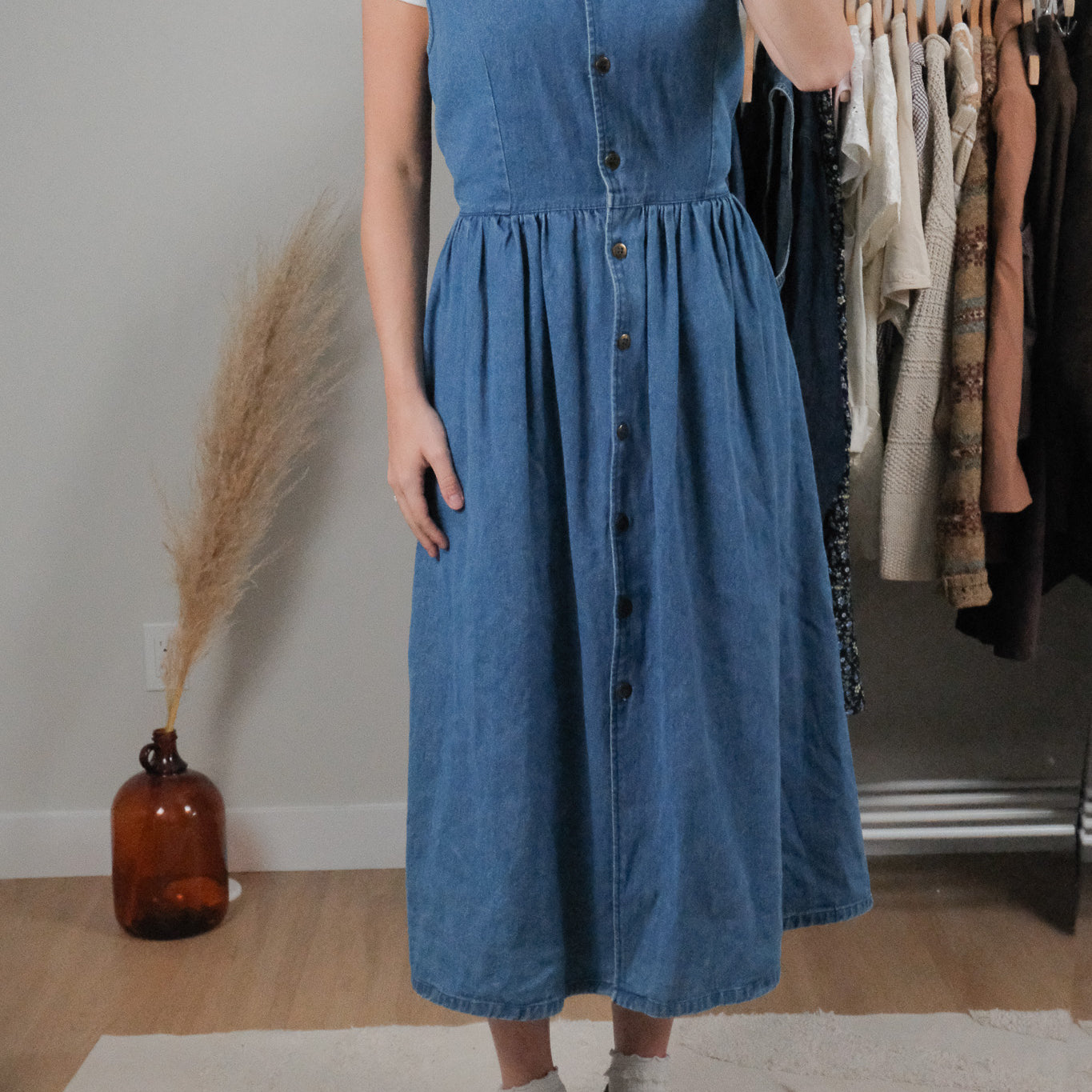 Vintage x Denim Maxi Dress (12)