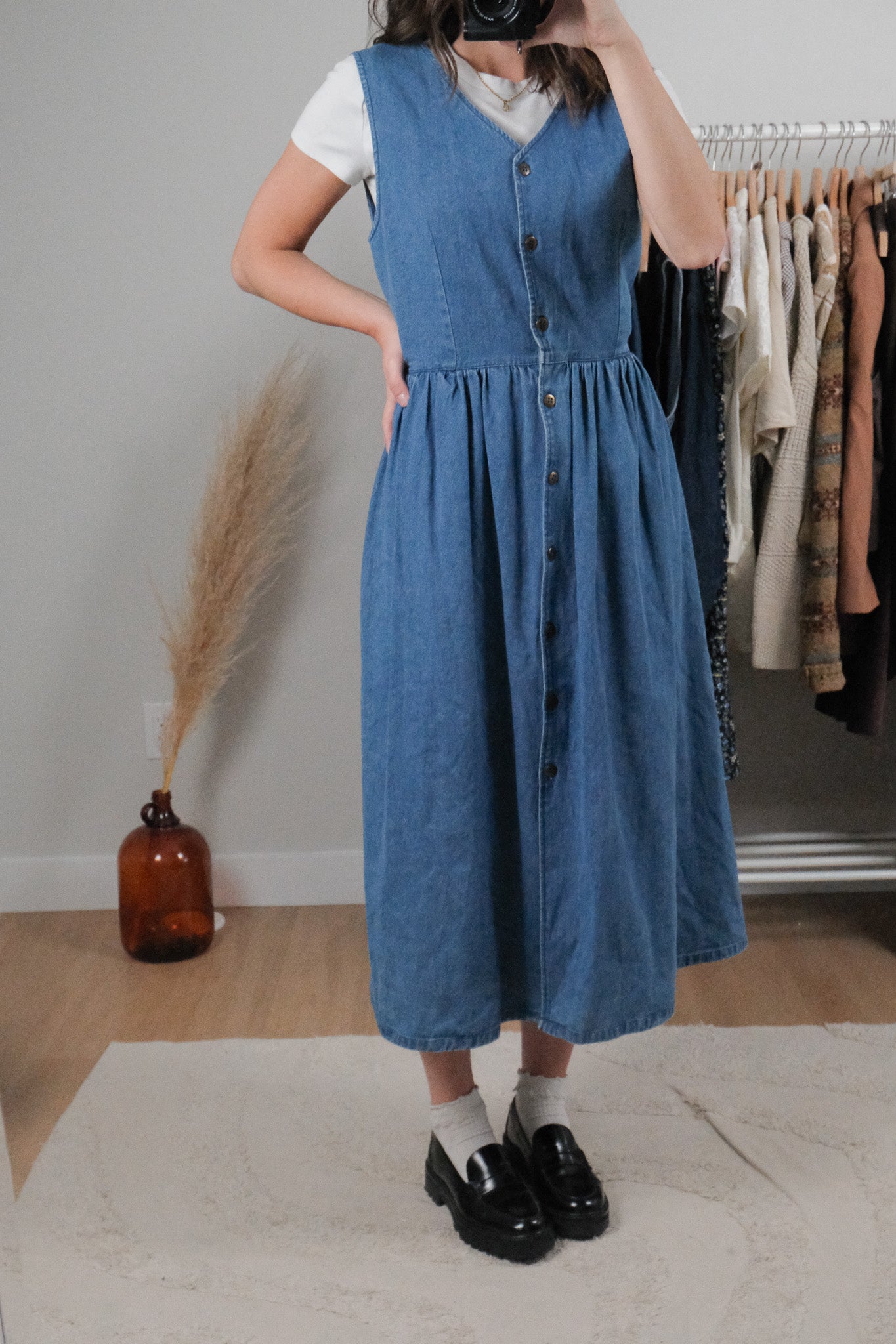 Vintage x Denim Maxi Dress (12)