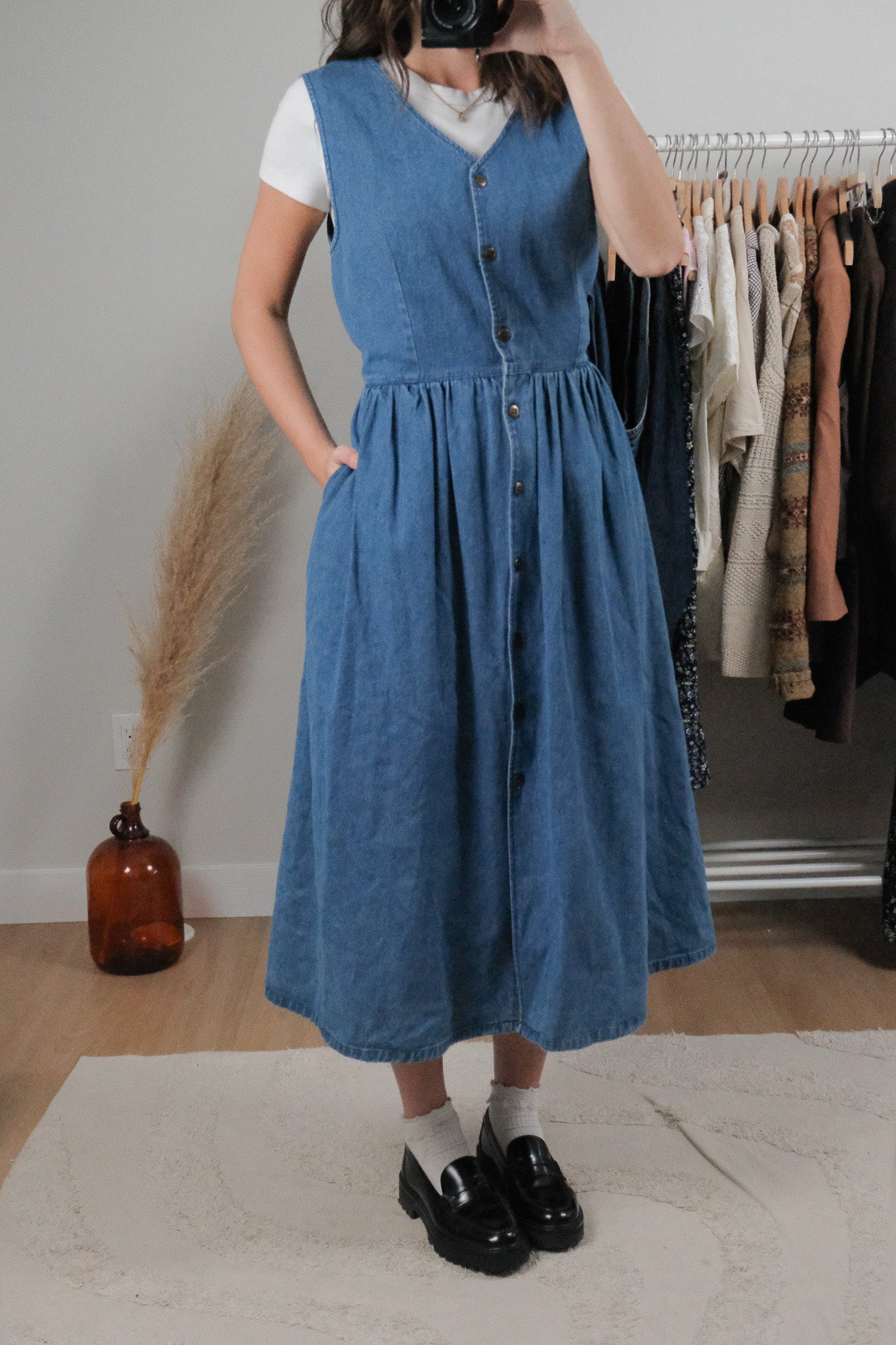 Vintage x Denim Maxi Dress (12)