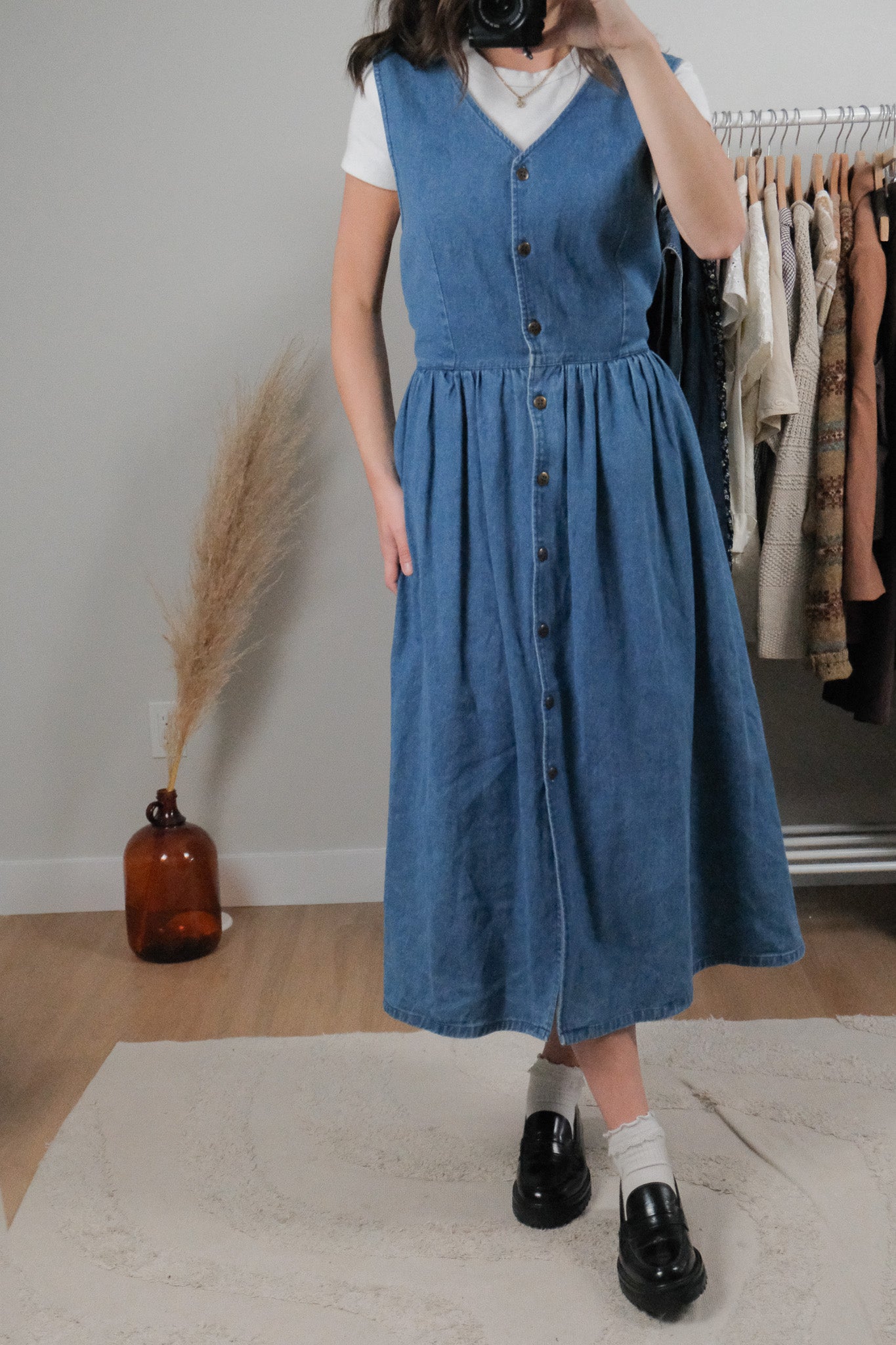Vintage x Denim Maxi Dress (12)