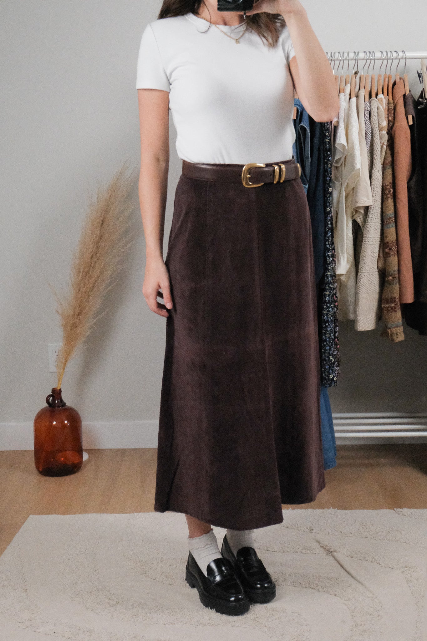 Vintage x Corduroy Maxi Skirt (8)