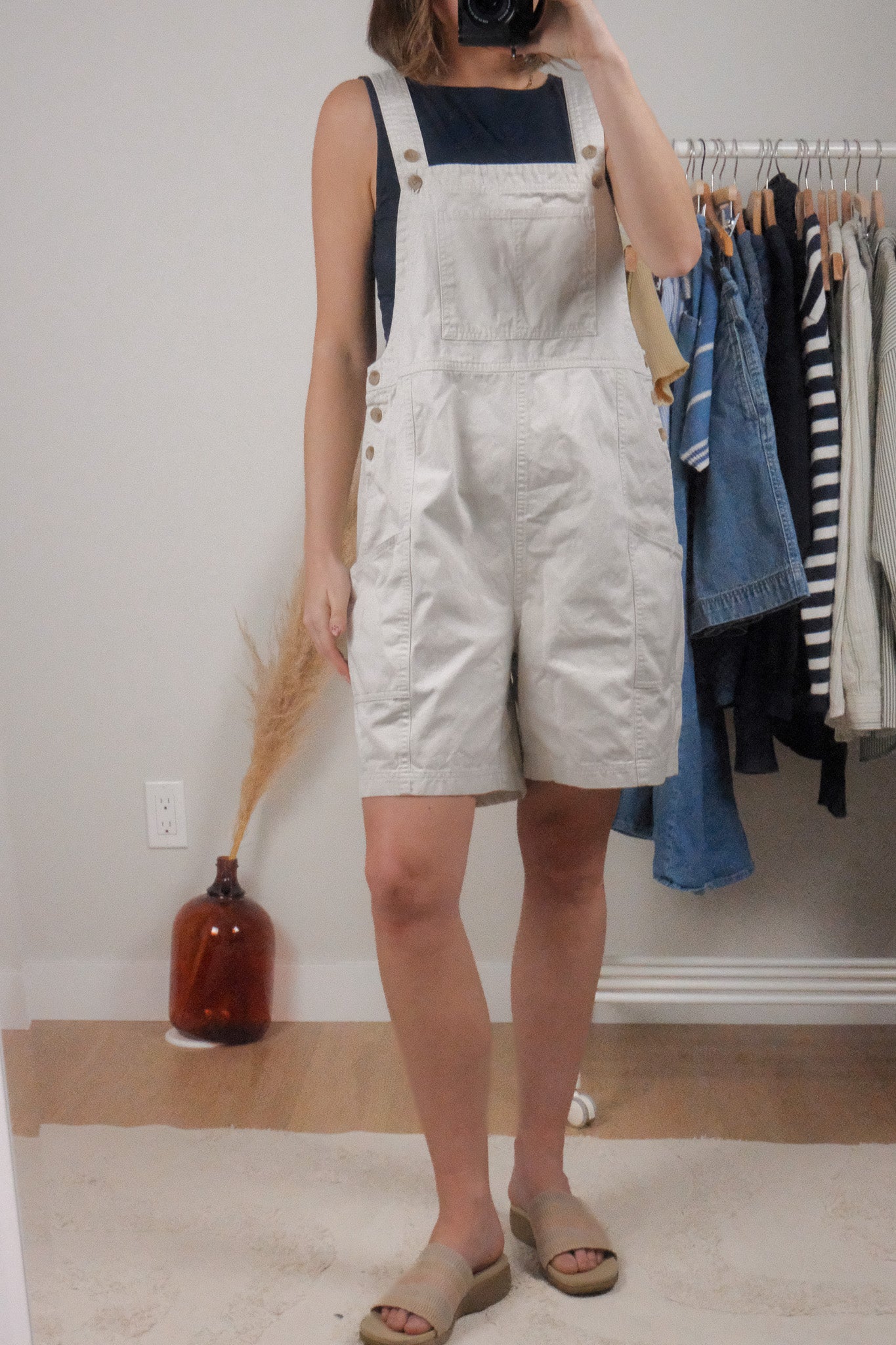 Vintage x Cotton Shortalls (L)
