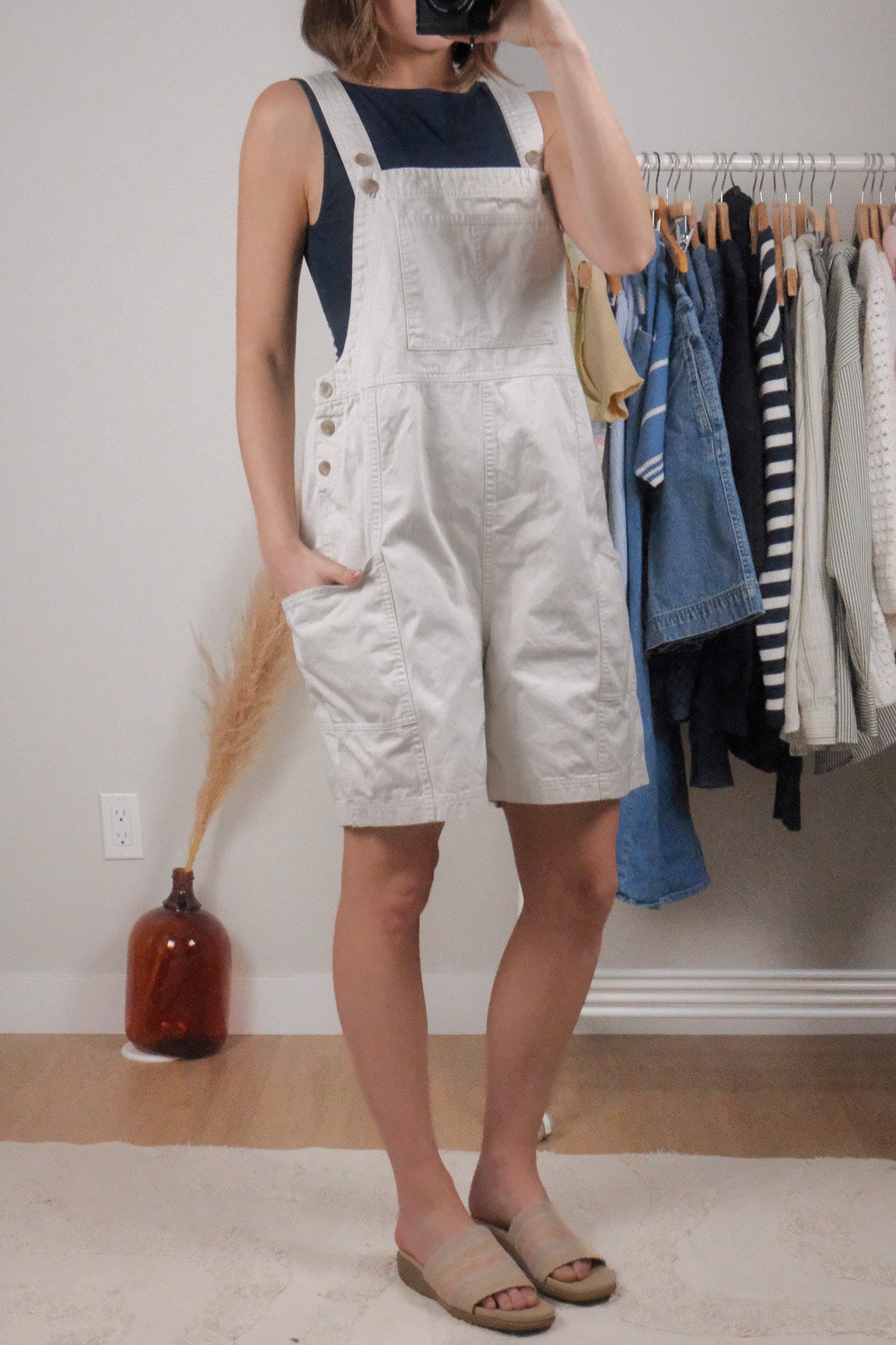 Vintage x Cotton Shortalls (L)
