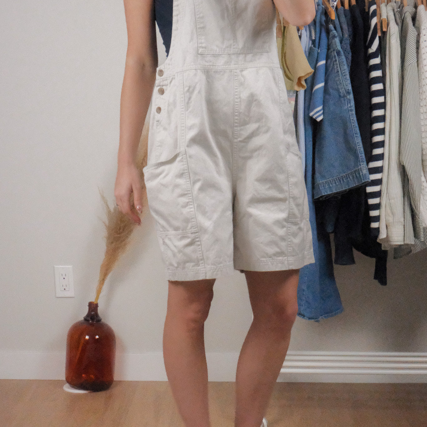 Vintage x Cotton Shortalls (L)