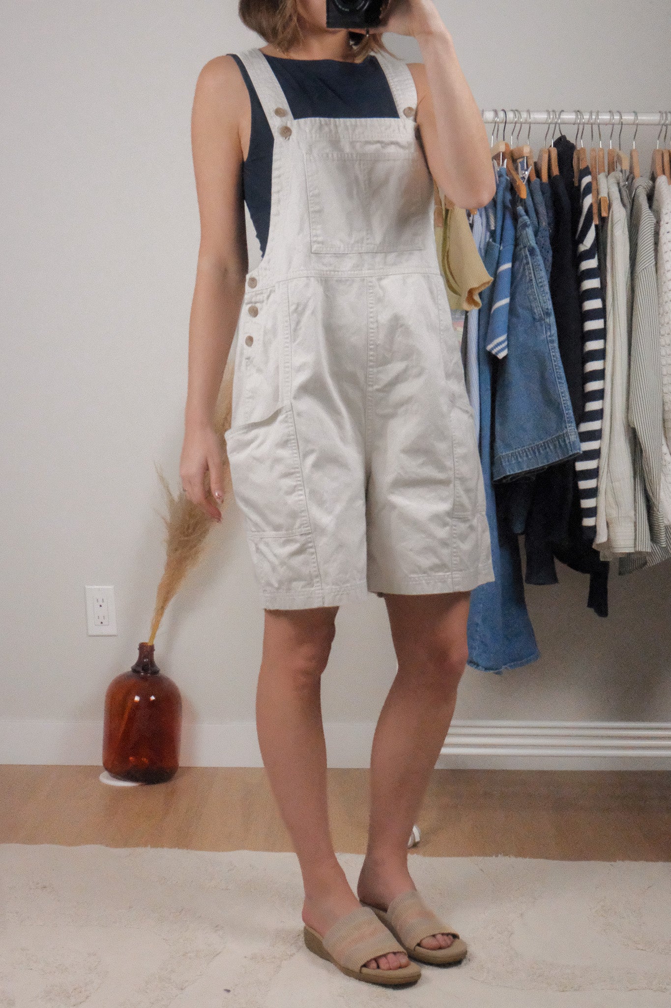 Vintage x Cotton Shortalls (L)