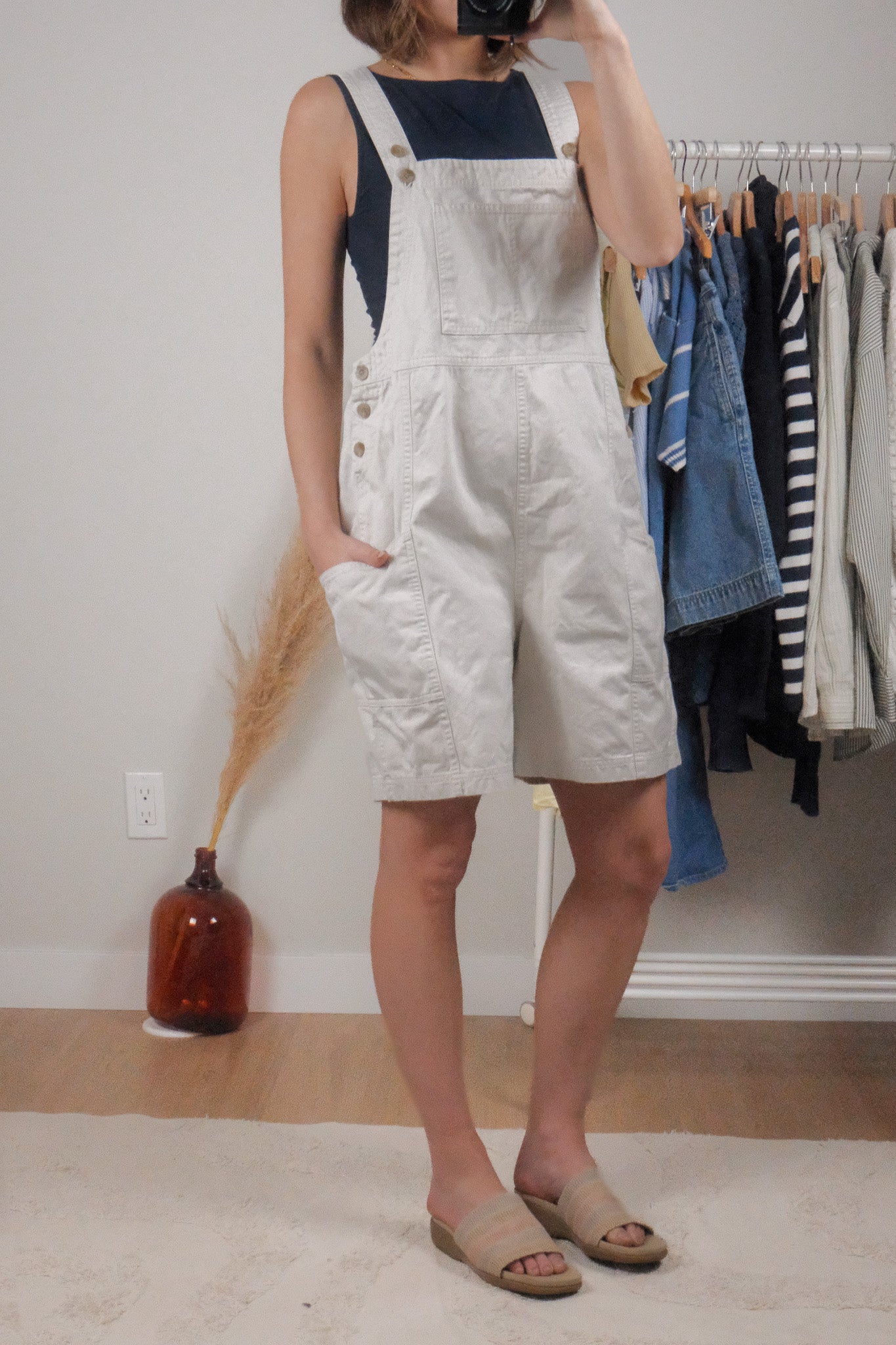 Vintage x Cotton Shortalls (L)