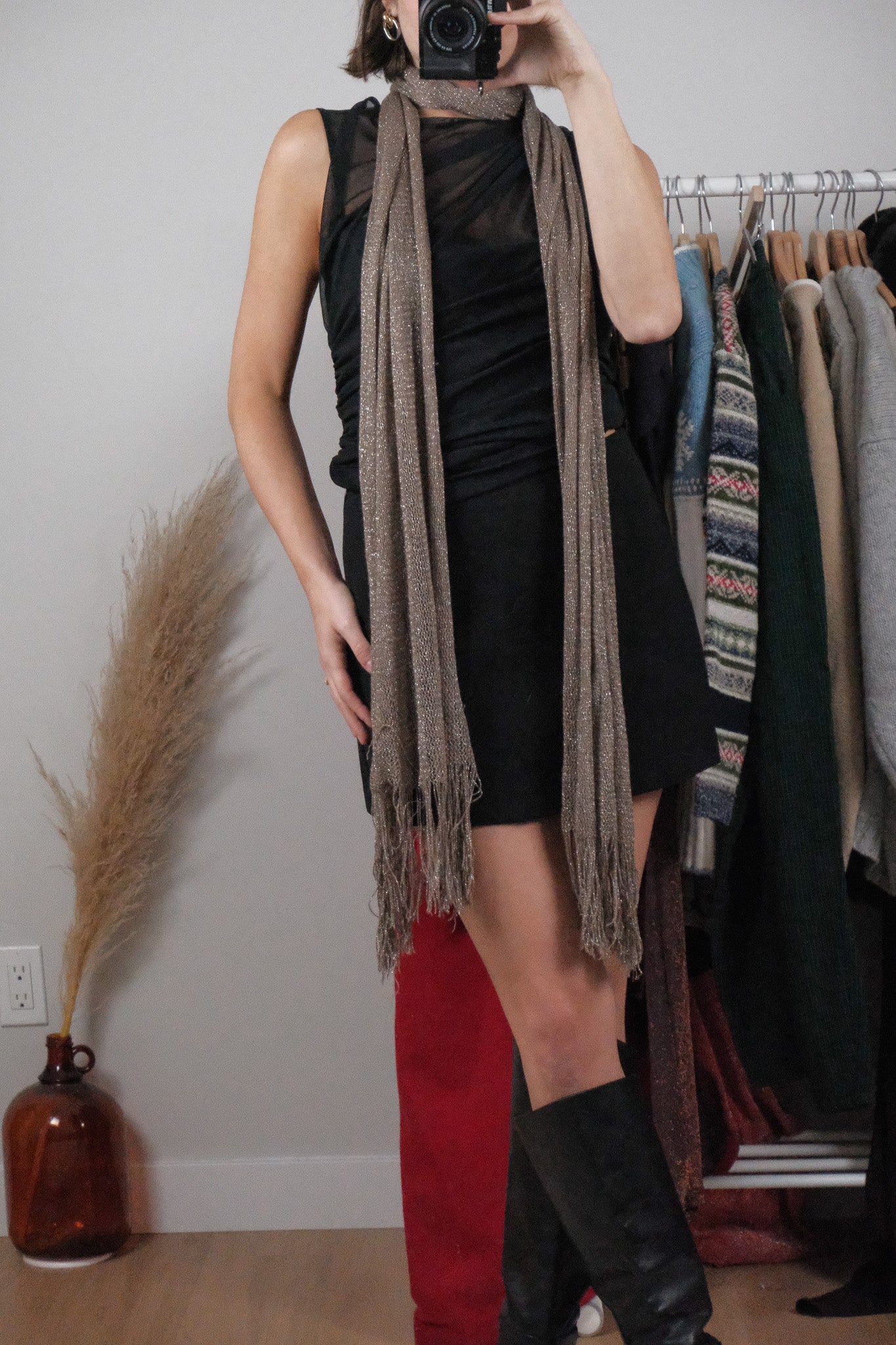 Vintage x Shimmer Scarf