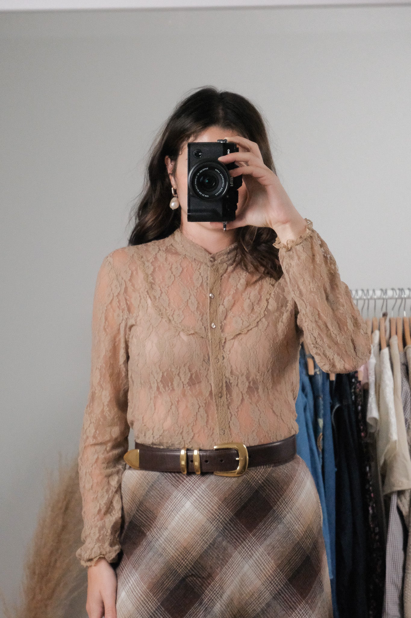 Vintage x Lace Blouse (S)