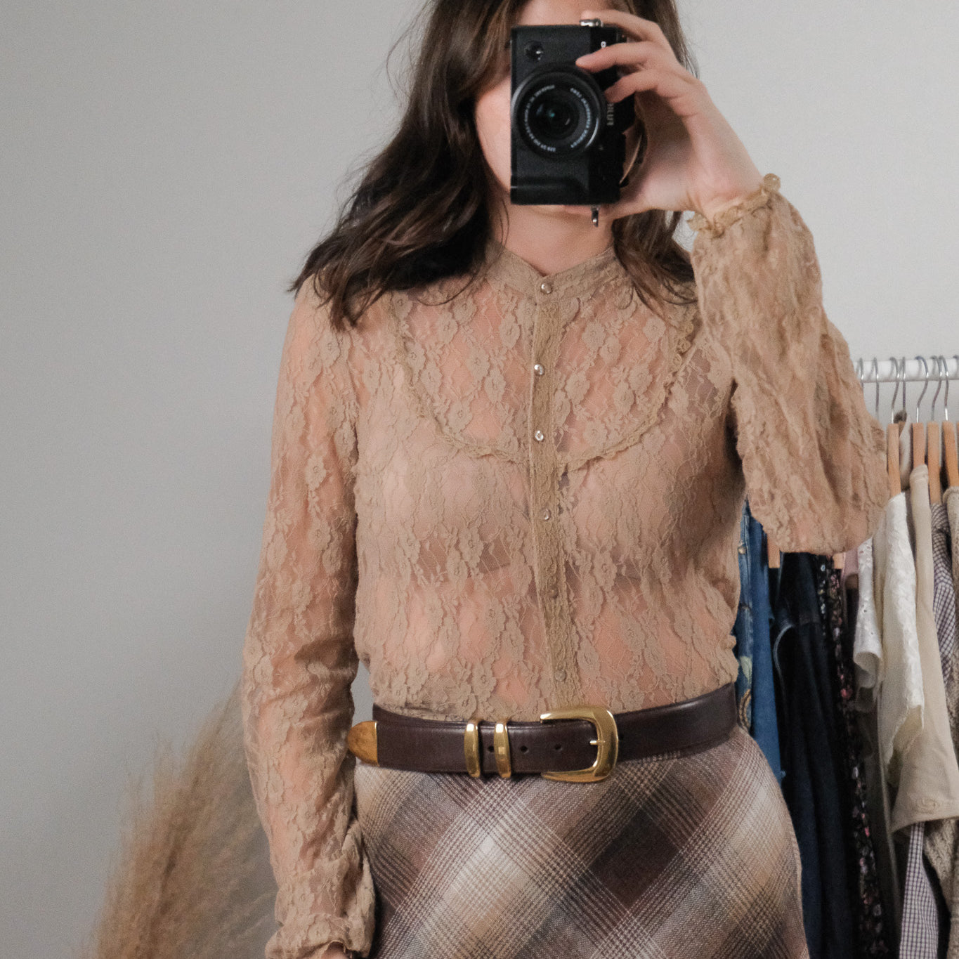 Vintage x Lace Blouse (S)