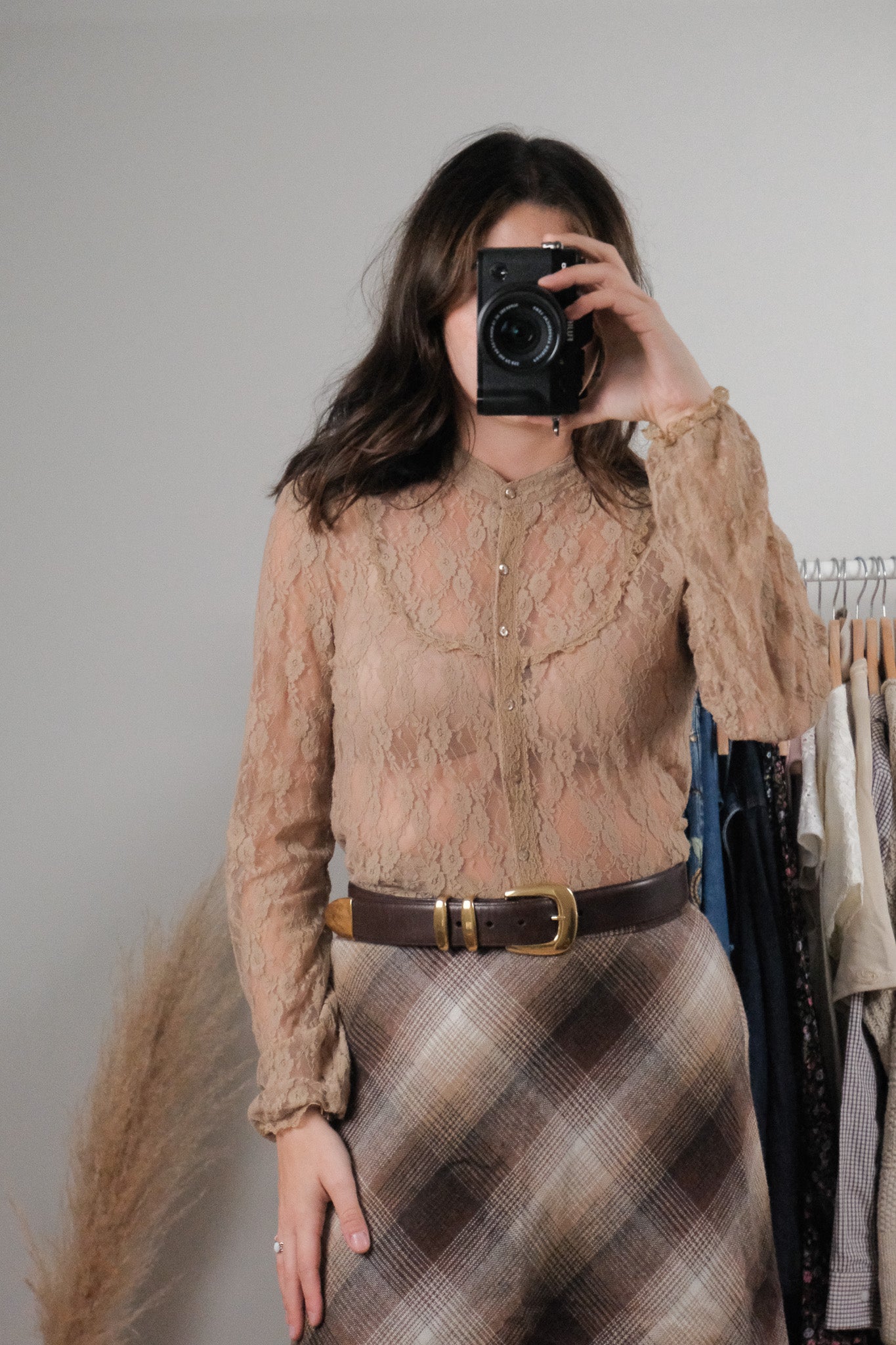 Vintage x Lace Blouse (S)