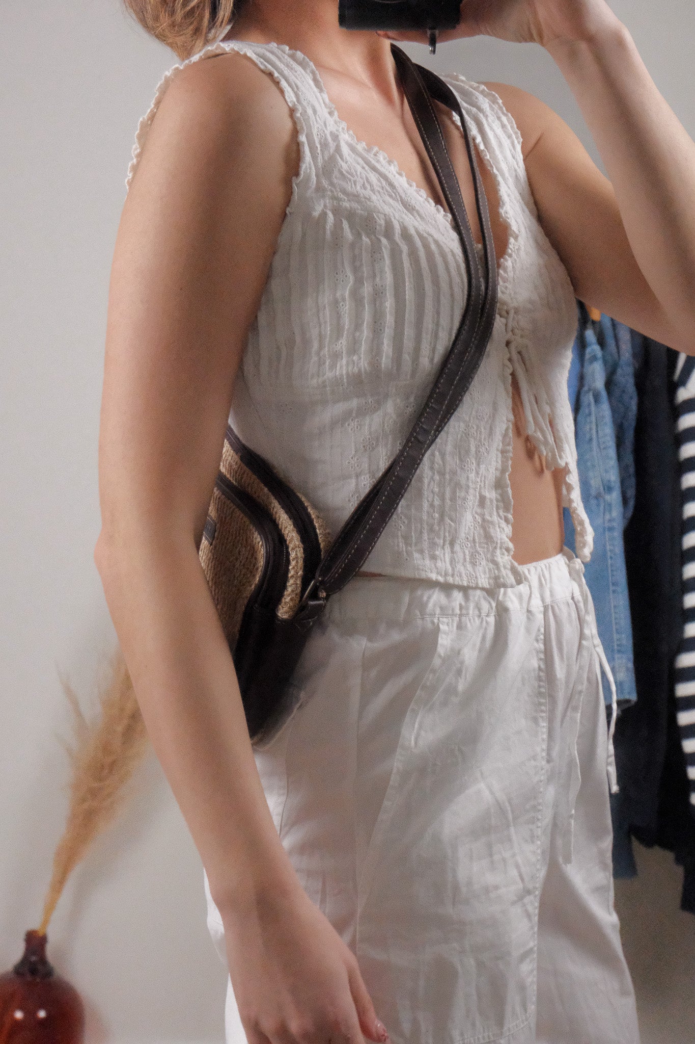 Vintage x Woven Cross Body