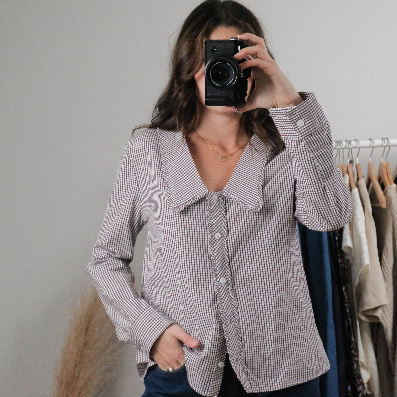 Modern x NWT Cotton Peter Pan Collared Blouse (S)