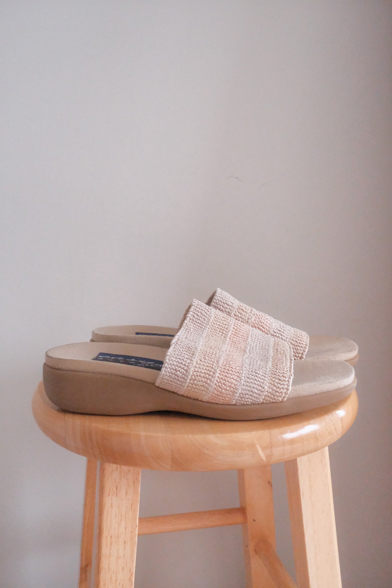 Vintage x Fabric Slides (7.5/8)