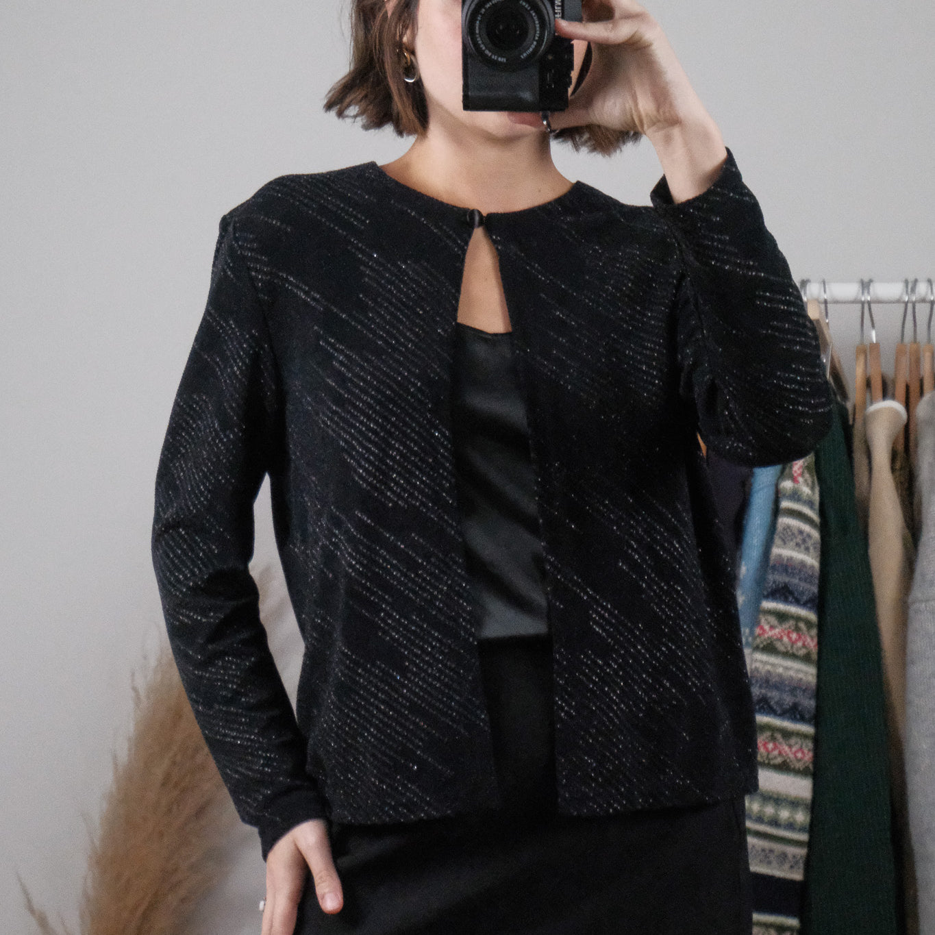 Vintage x Glitter Cardigan (M/L)