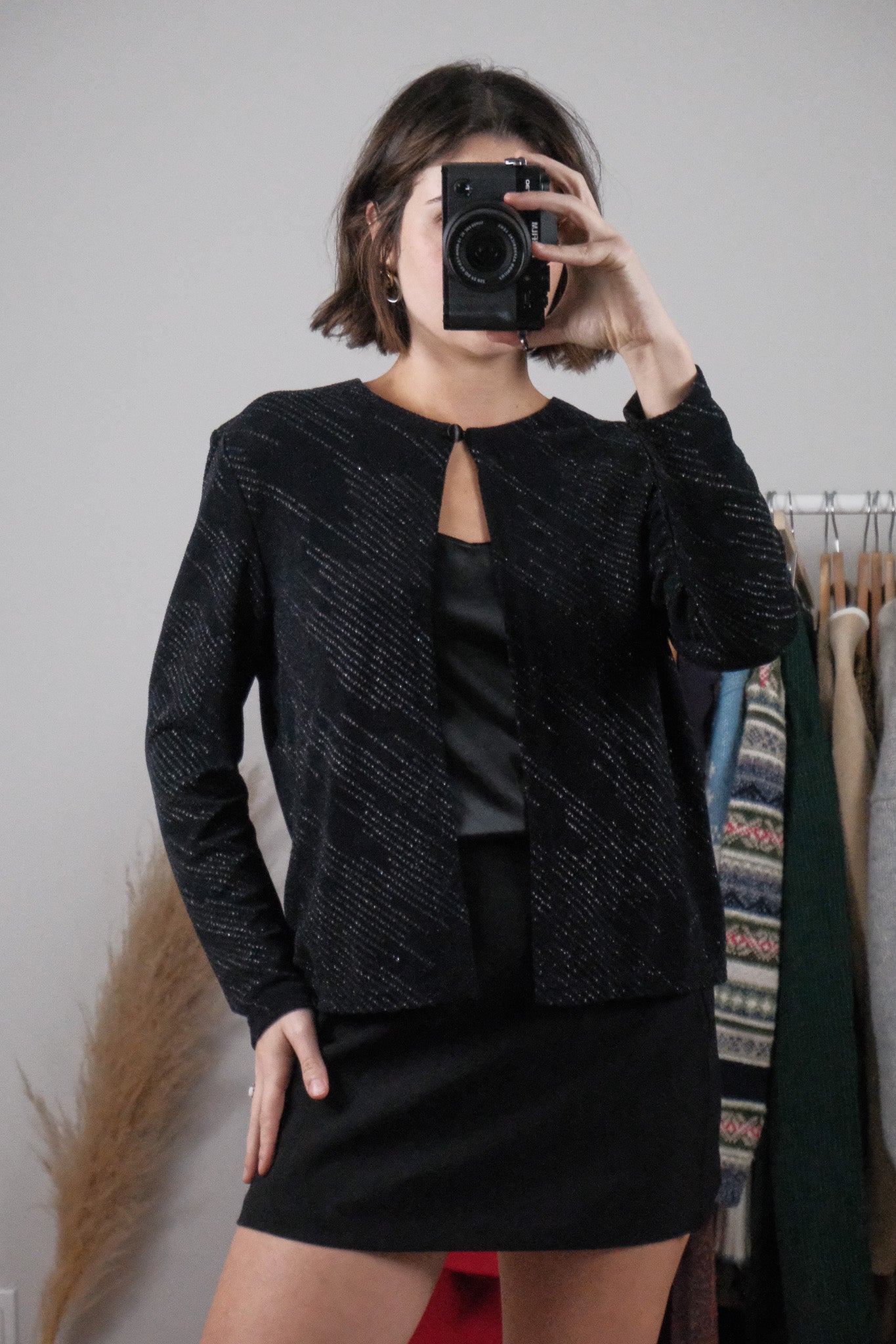 Vintage x Glitter Cardigan (M/L)