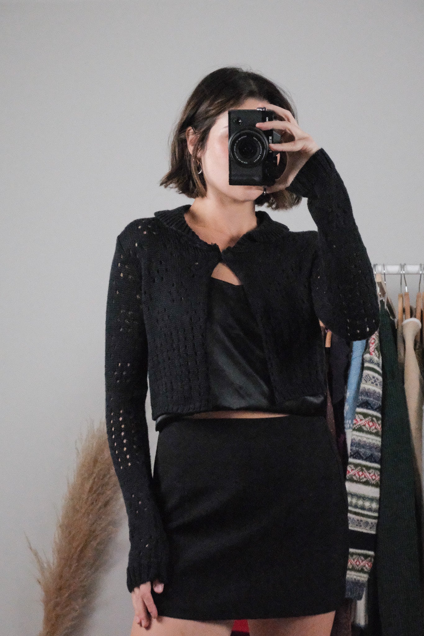 Vintage x Deadstock Cropped Collared Knit (S/M)