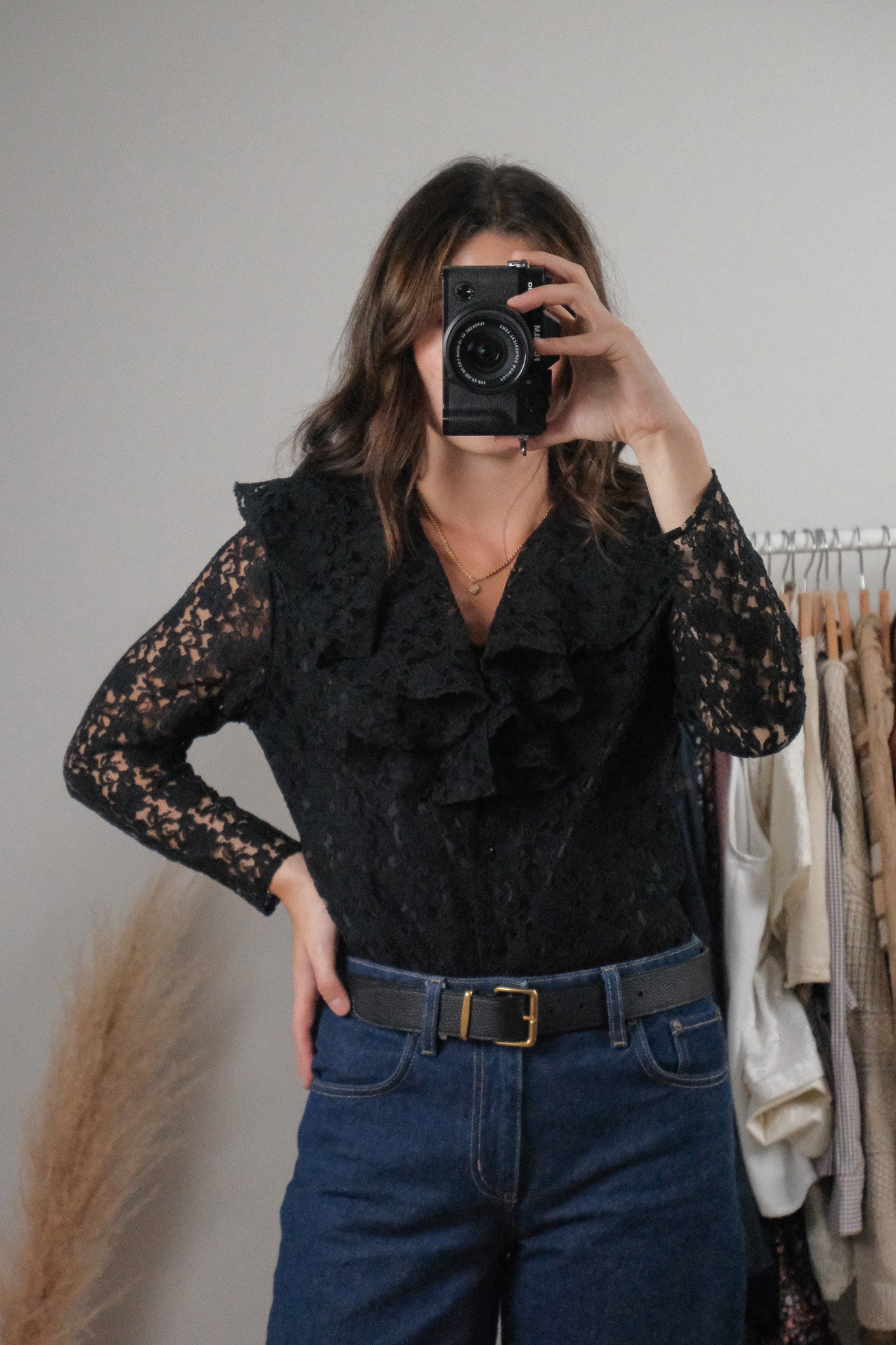 Made in Canada x Vintage x Lace Peter Pan Collared Blouse (6)