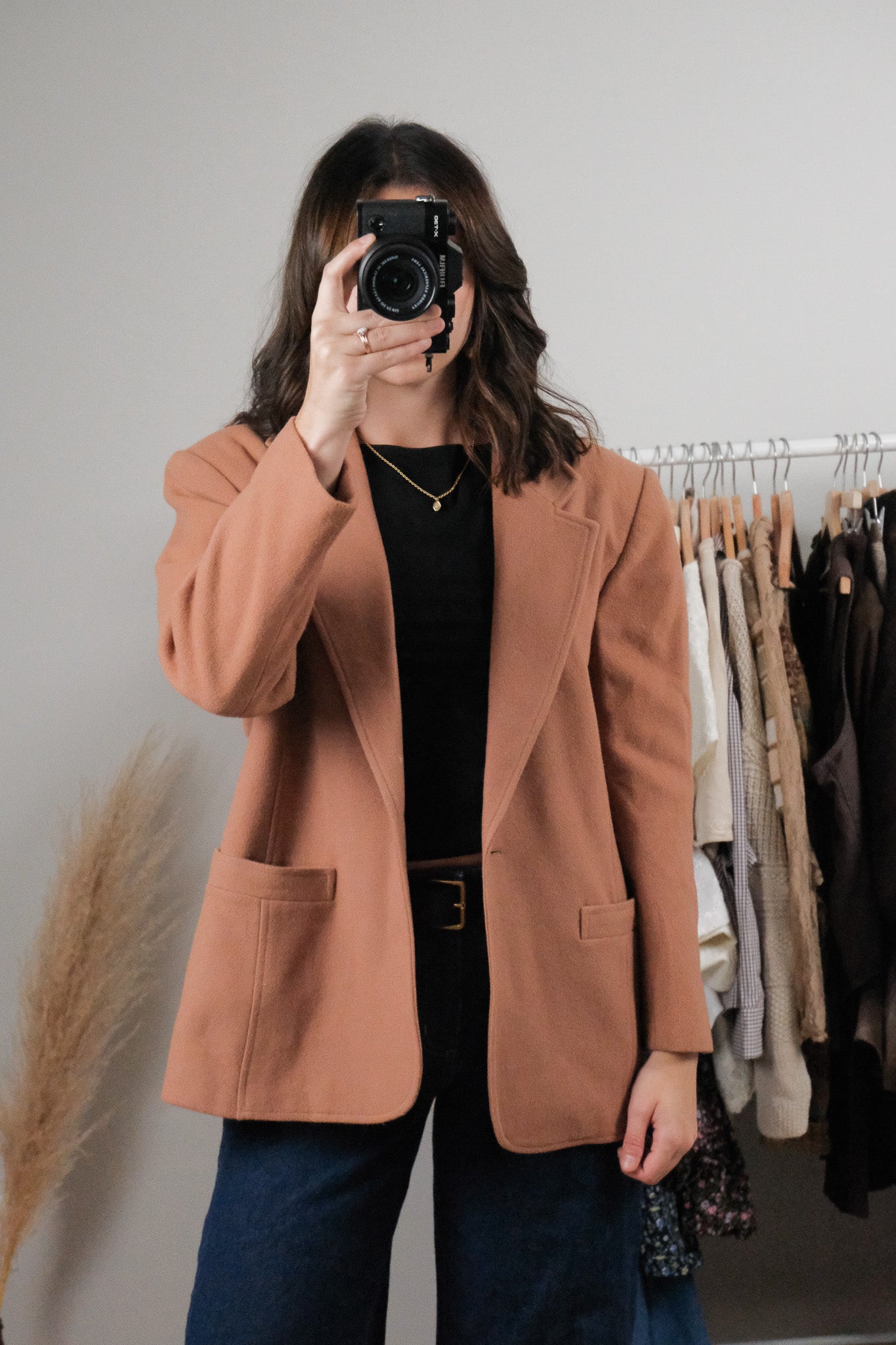 Made in Canada x Vintage x Wool + Cashmere Blend Blazer (6)