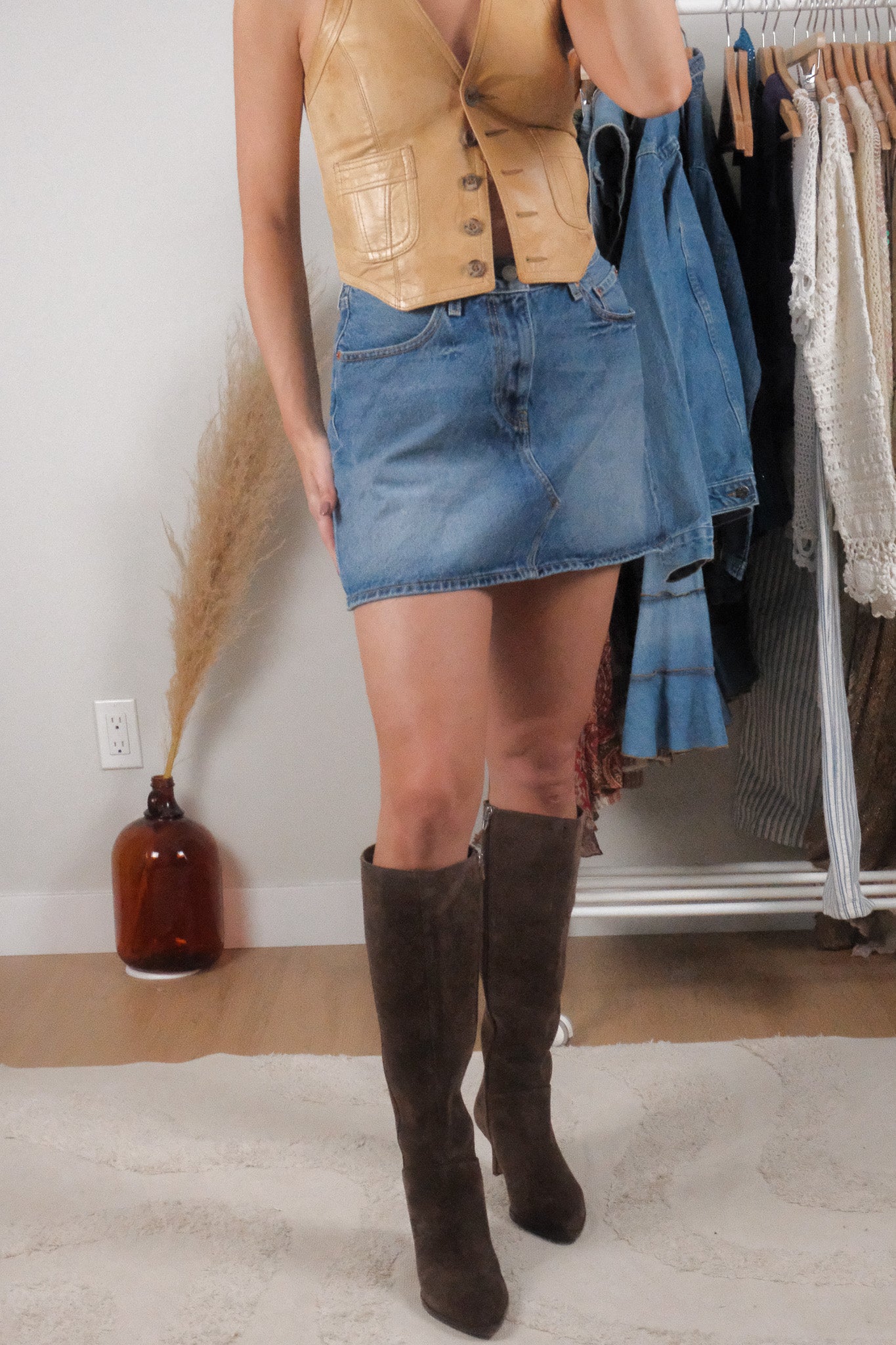 Levi's x Denim Mini Skirt (8)