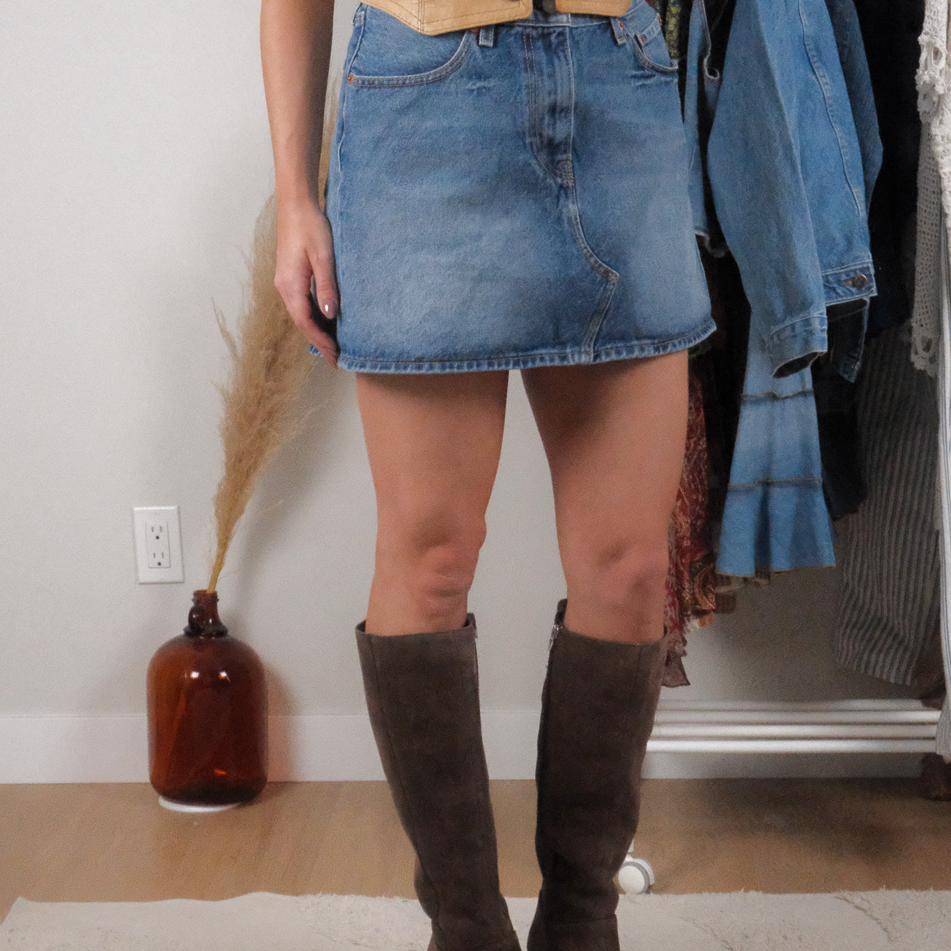 Levi's x Denim Mini Skirt (8)