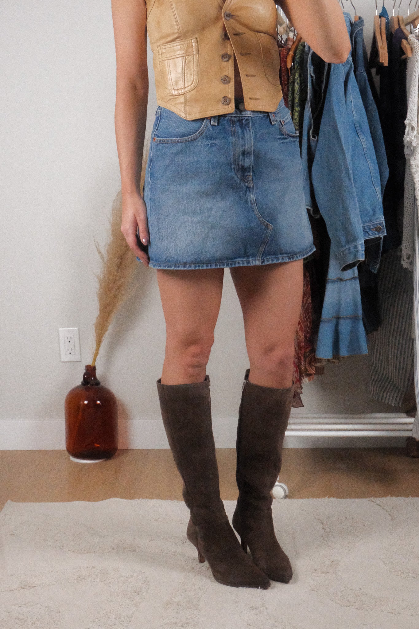 Levi's x Denim Mini Skirt (8)