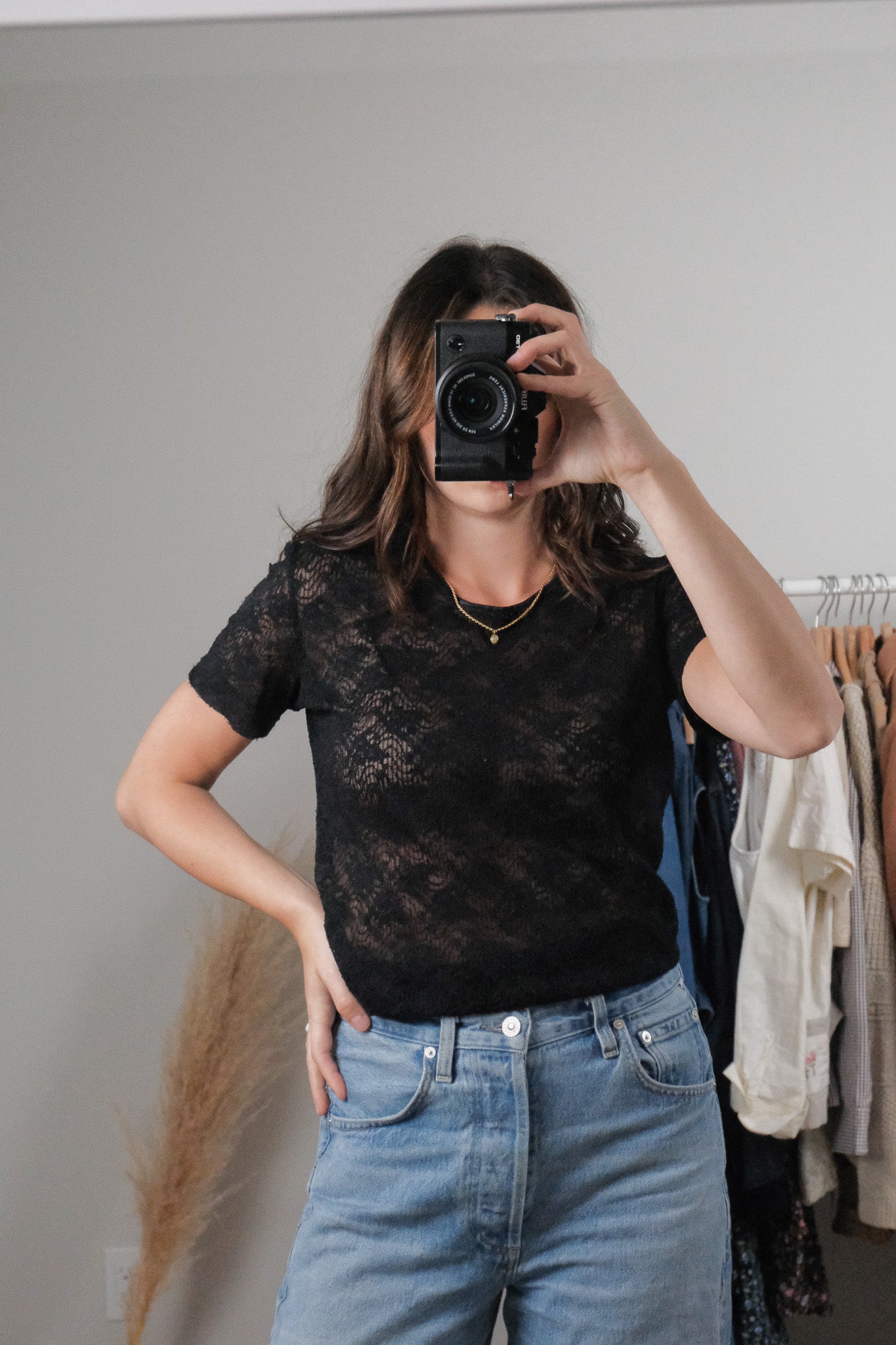 Vintage x Lace Shirt (M)