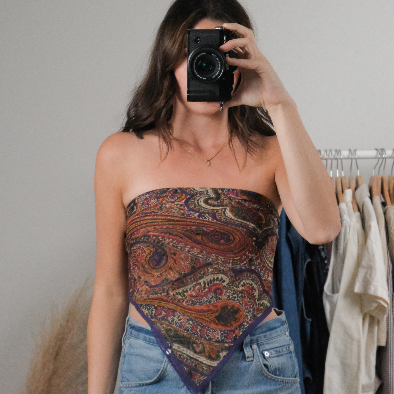 Vintage x Silk Paisley Scarf