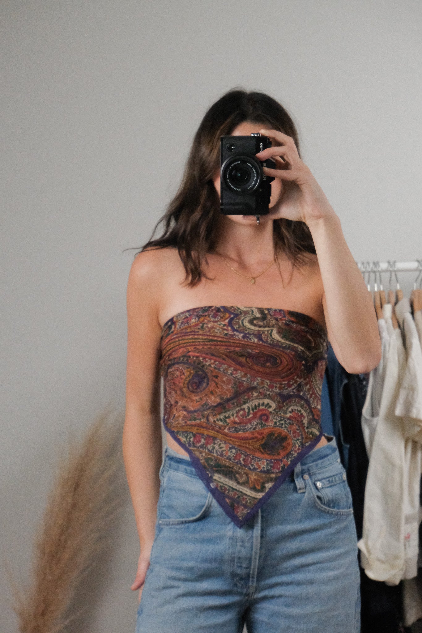 Vintage x Silk Paisley Scarf