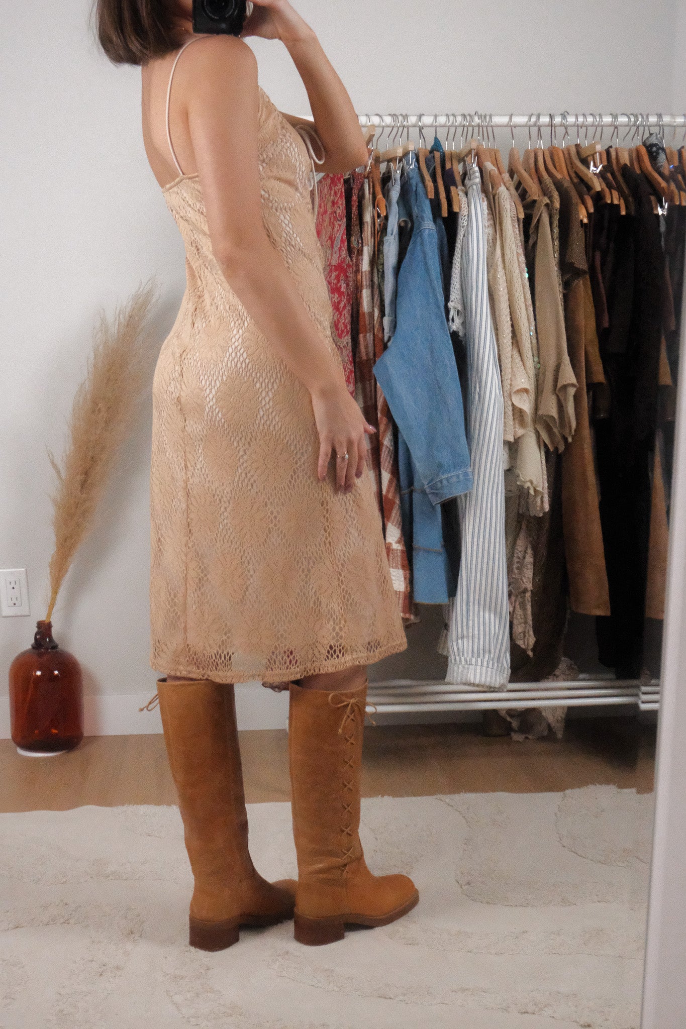 Made in Canada x Vintage x Knit Midi Dress (S)