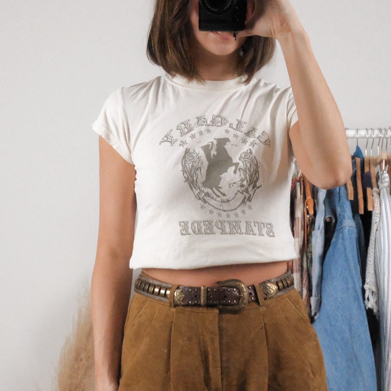 Stampede x Cotton Baby Tee (S/M)