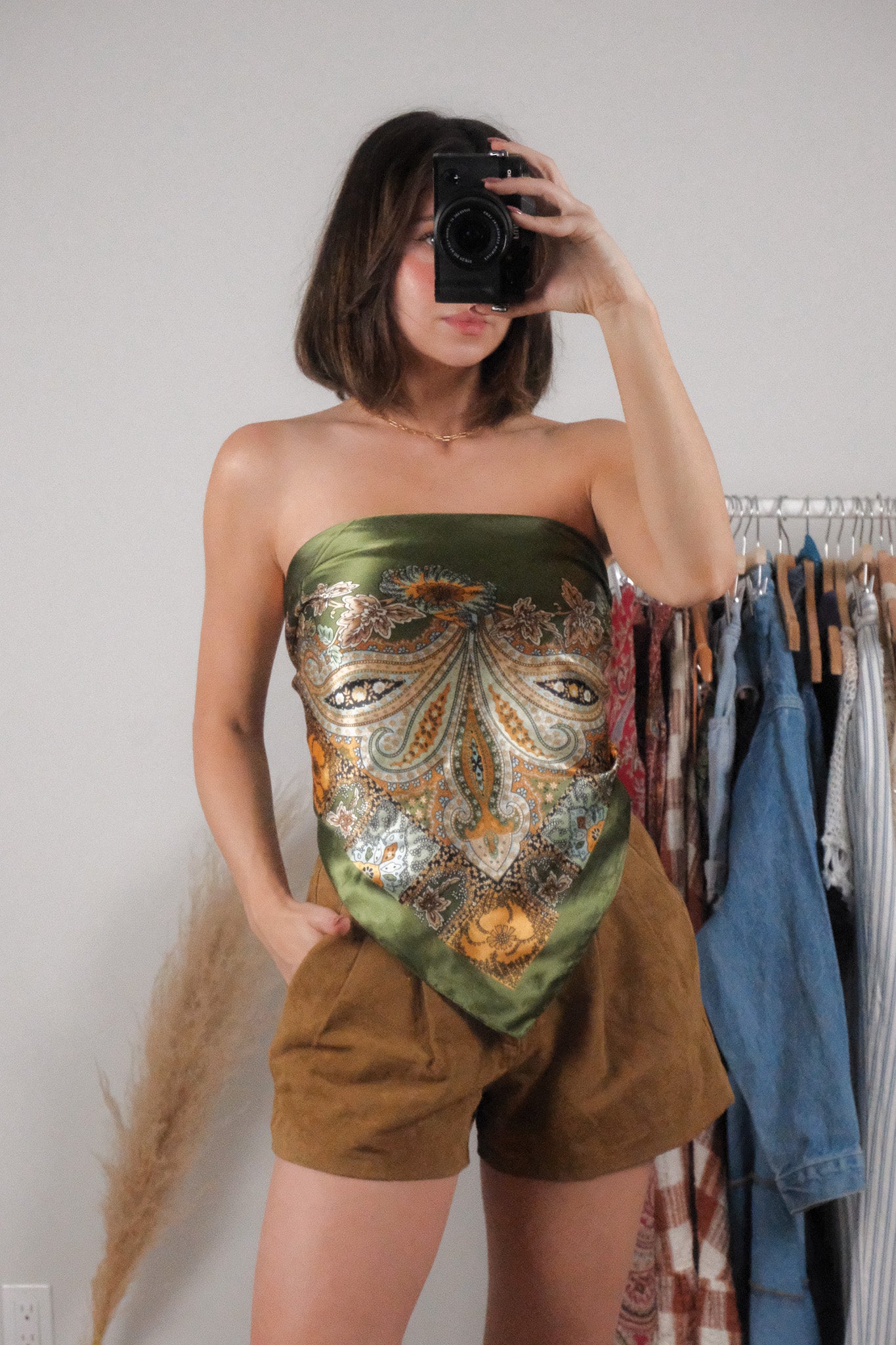 Vintage x Patterned Scarf