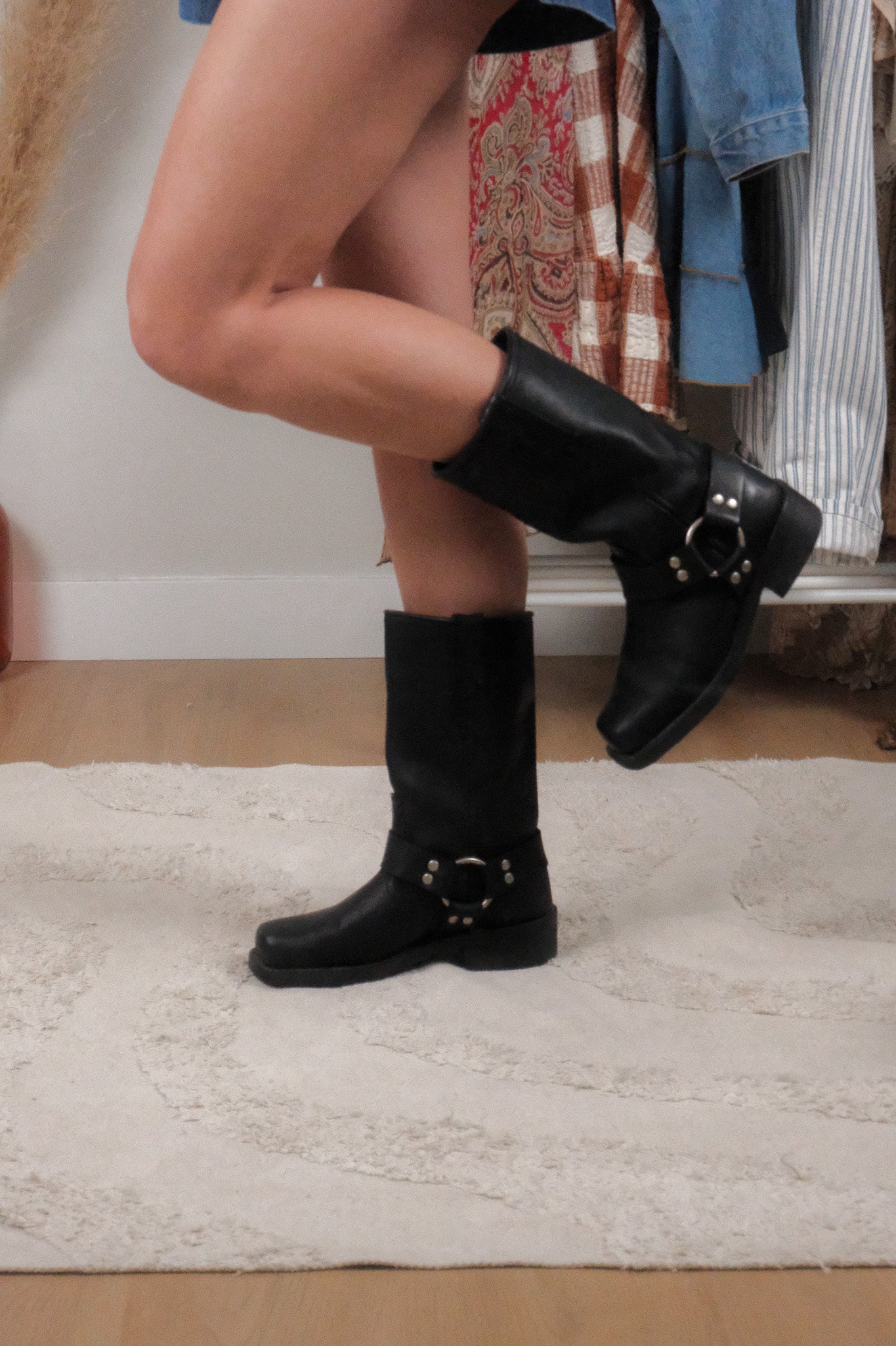 Vintage x Ride Tecs x Leather Moto Boots (7)