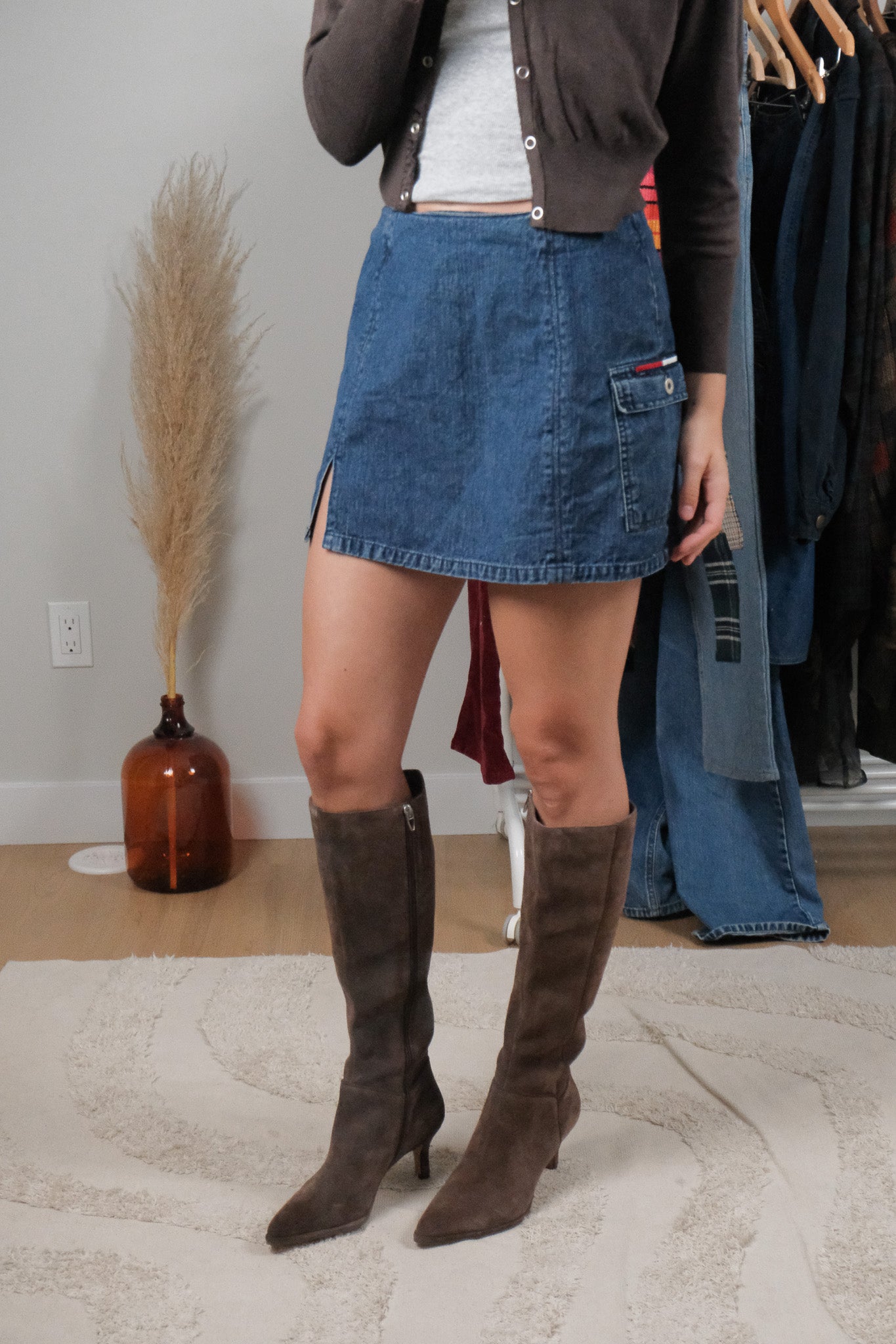Vintage x Tommy Hilfiger x Cotton Mini Skirt (6)