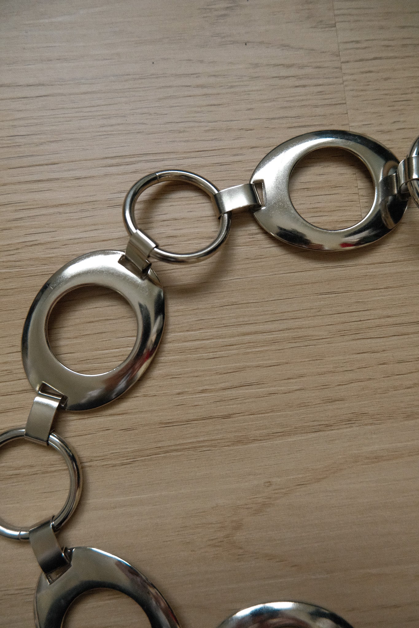 Vintage x Nine West x Silver Chain Belt (L)