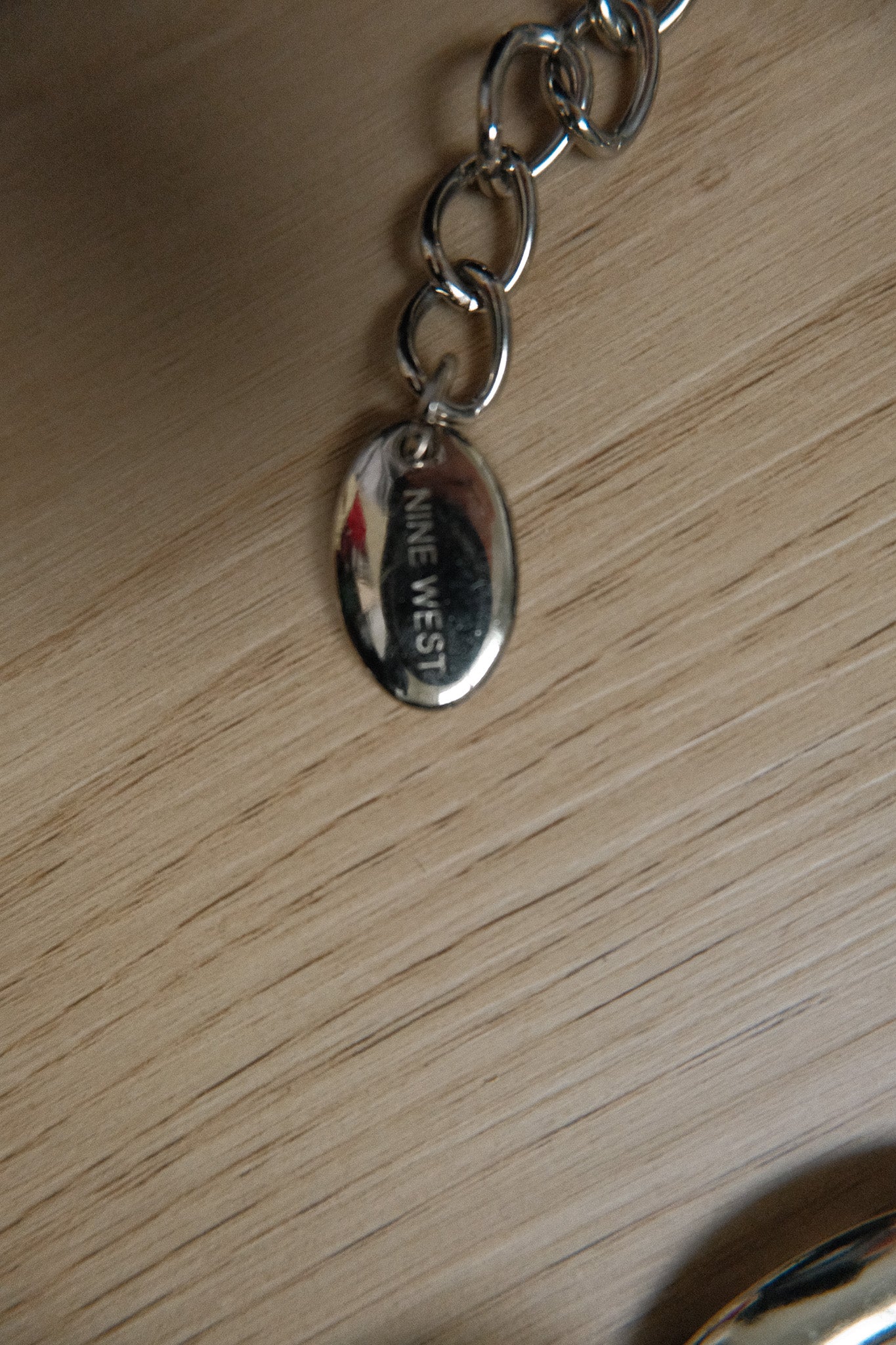 Vintage x Nine West x Silver Chain Belt (L)