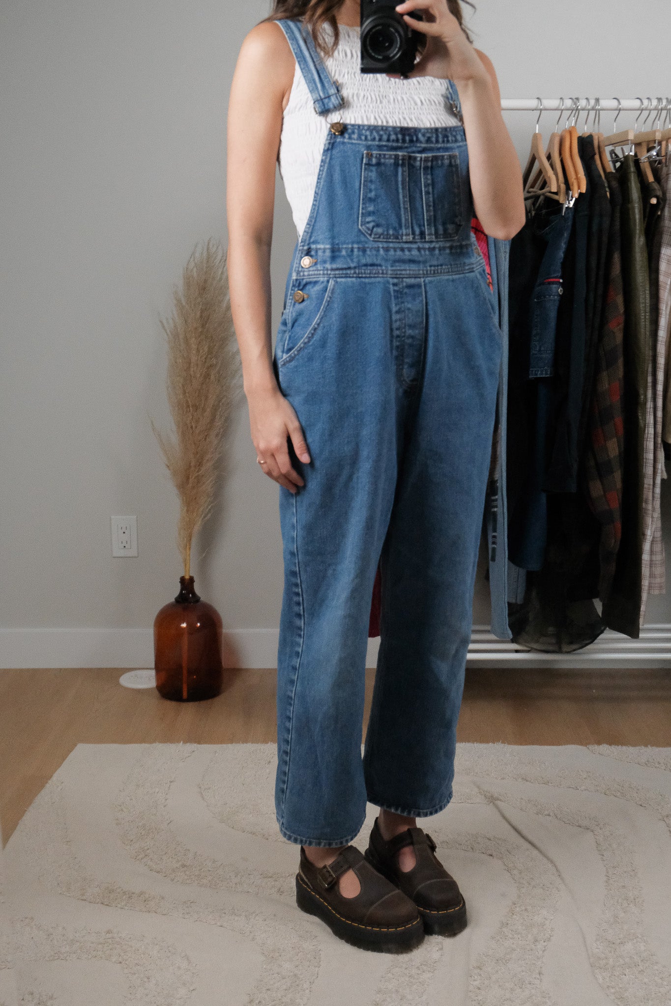 Vintage x Denim Overalls (XS/S)