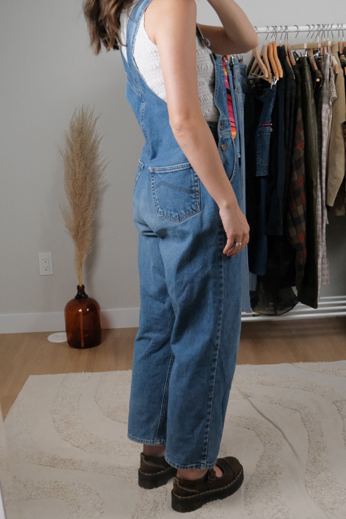 Vintage x Denim Overalls (XS/S)