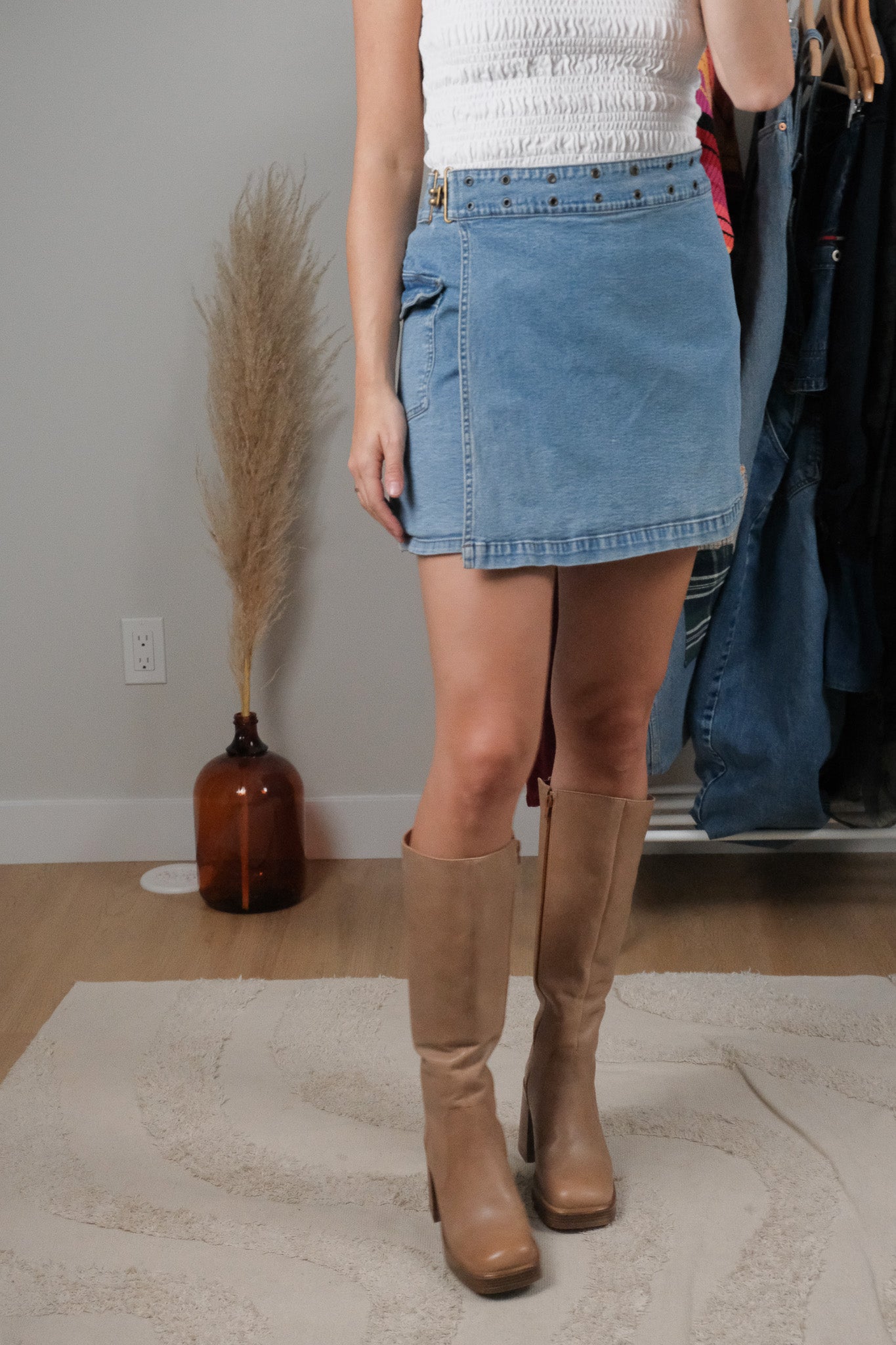 Vintage x Denim Skort (16)
