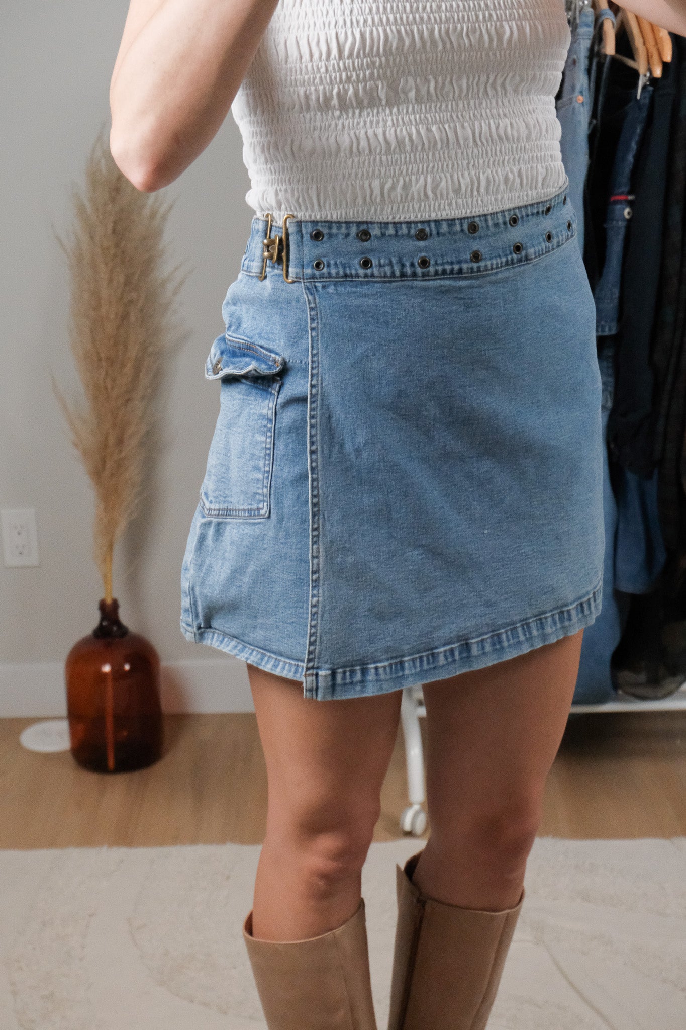 Vintage x Denim Skort (16)