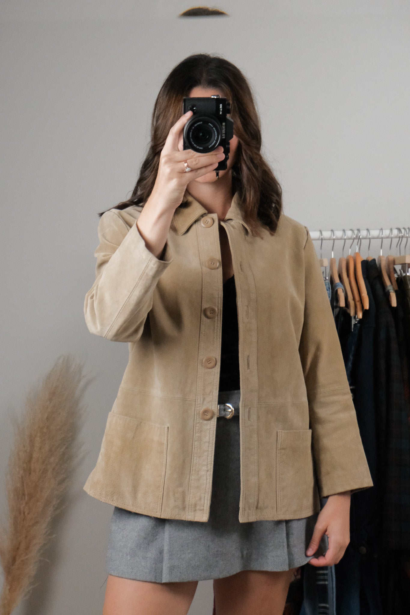 Vintage x Suede Jacket (S-M)
