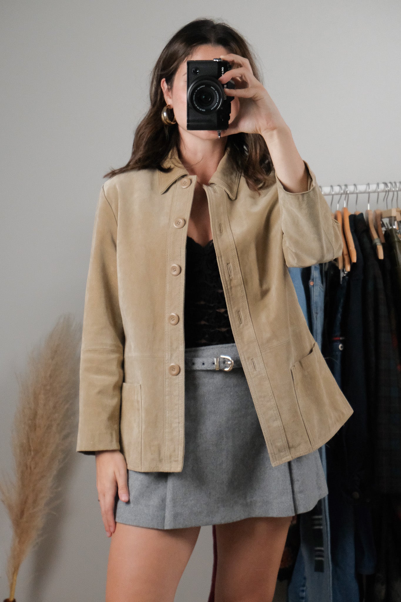Vintage x Suede Jacket (S-M)