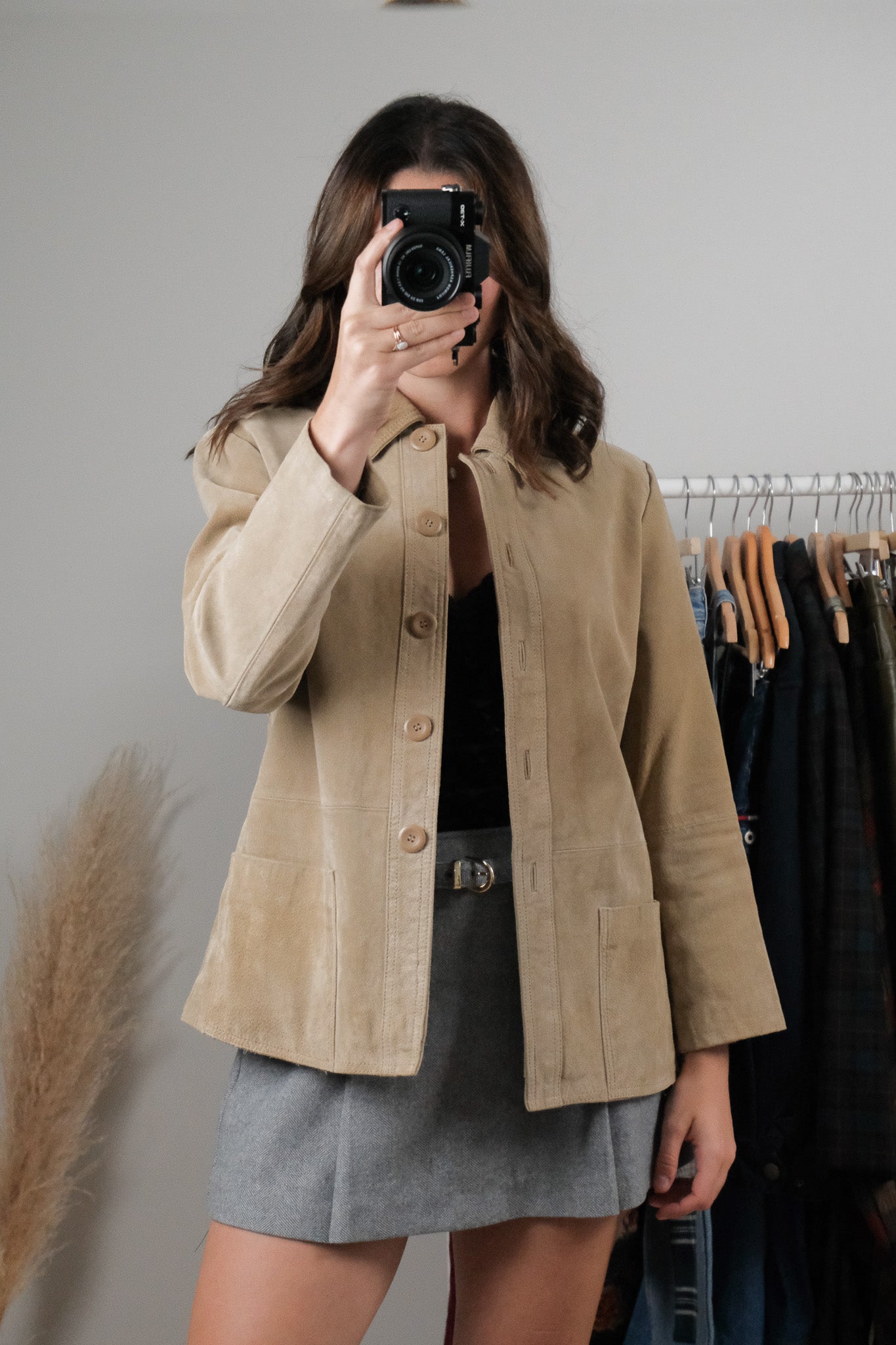Vintage x Suede Jacket (S-M)