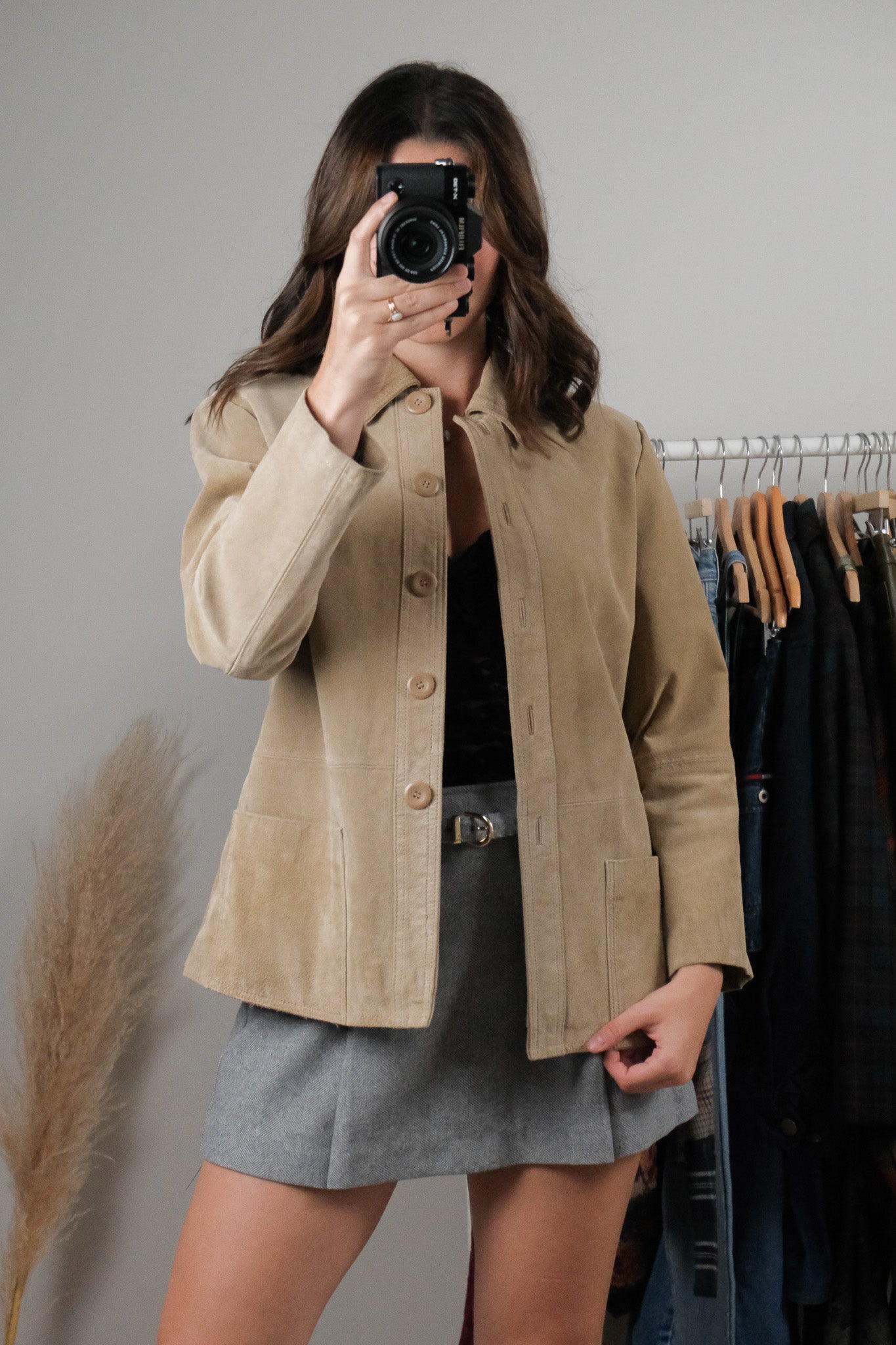 Vintage x Suede Jacket (S-M)