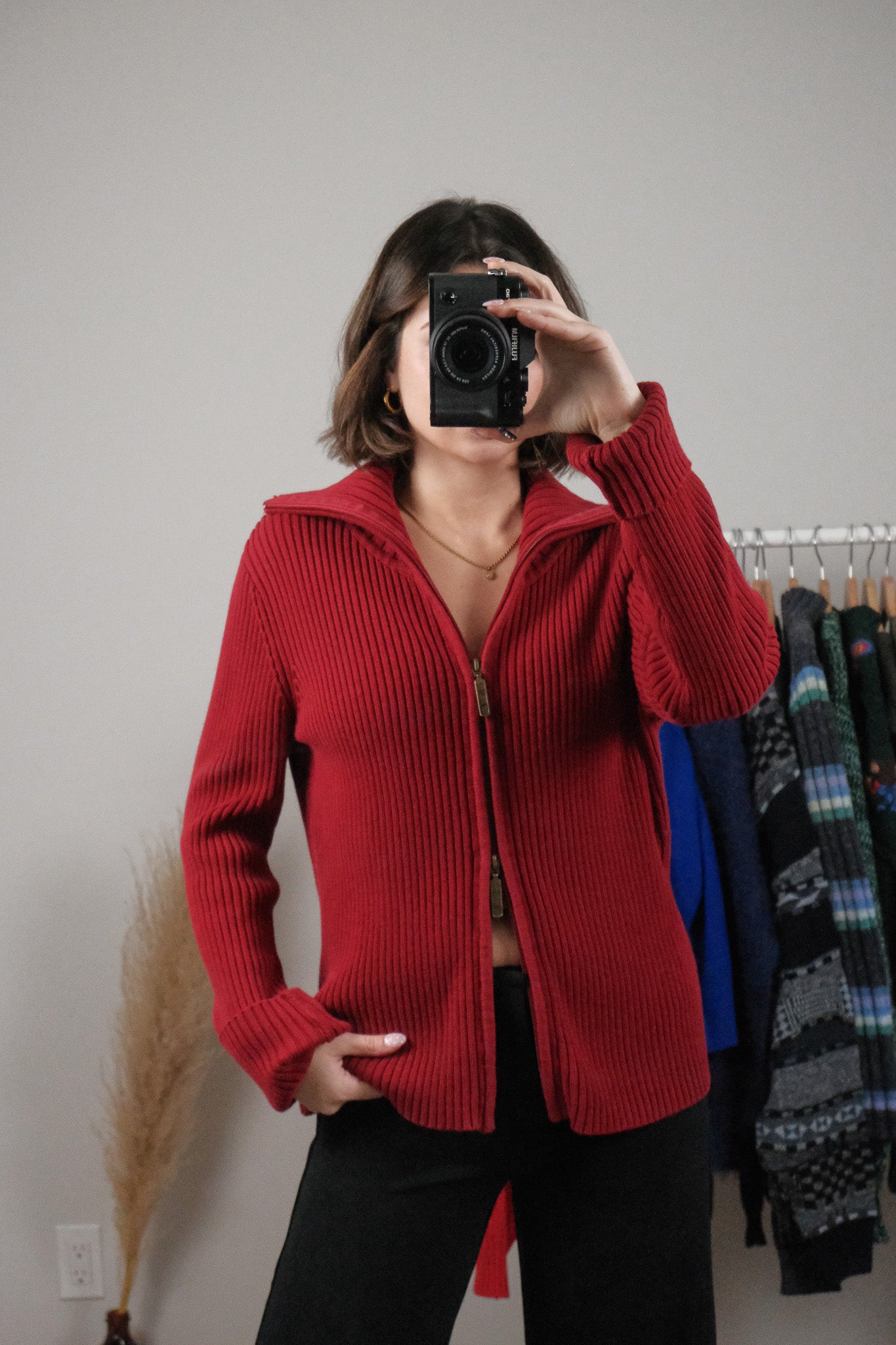 Vintage x Cotton Zip Up (L)