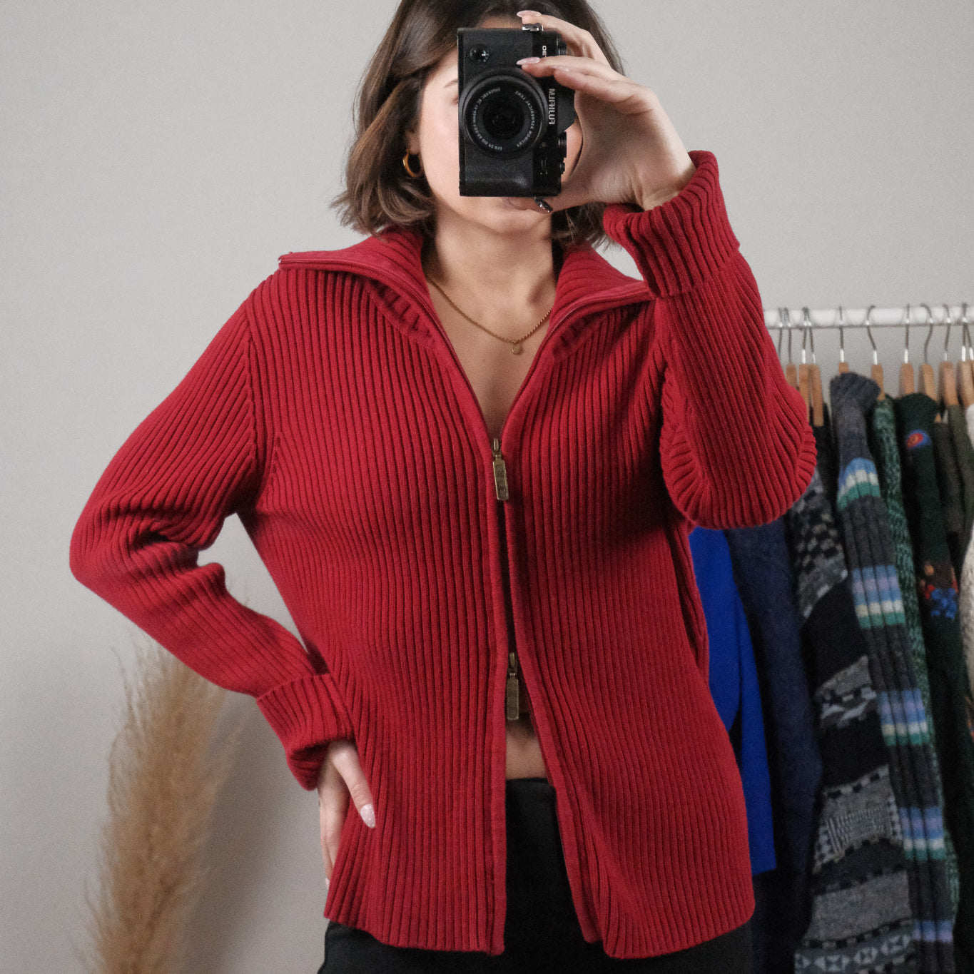 Vintage x Cotton Zip Up (L)