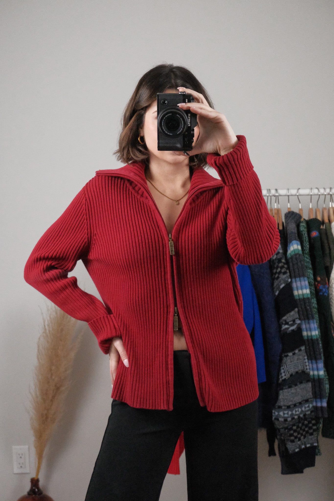 Vintage x Cotton Zip Up (L)