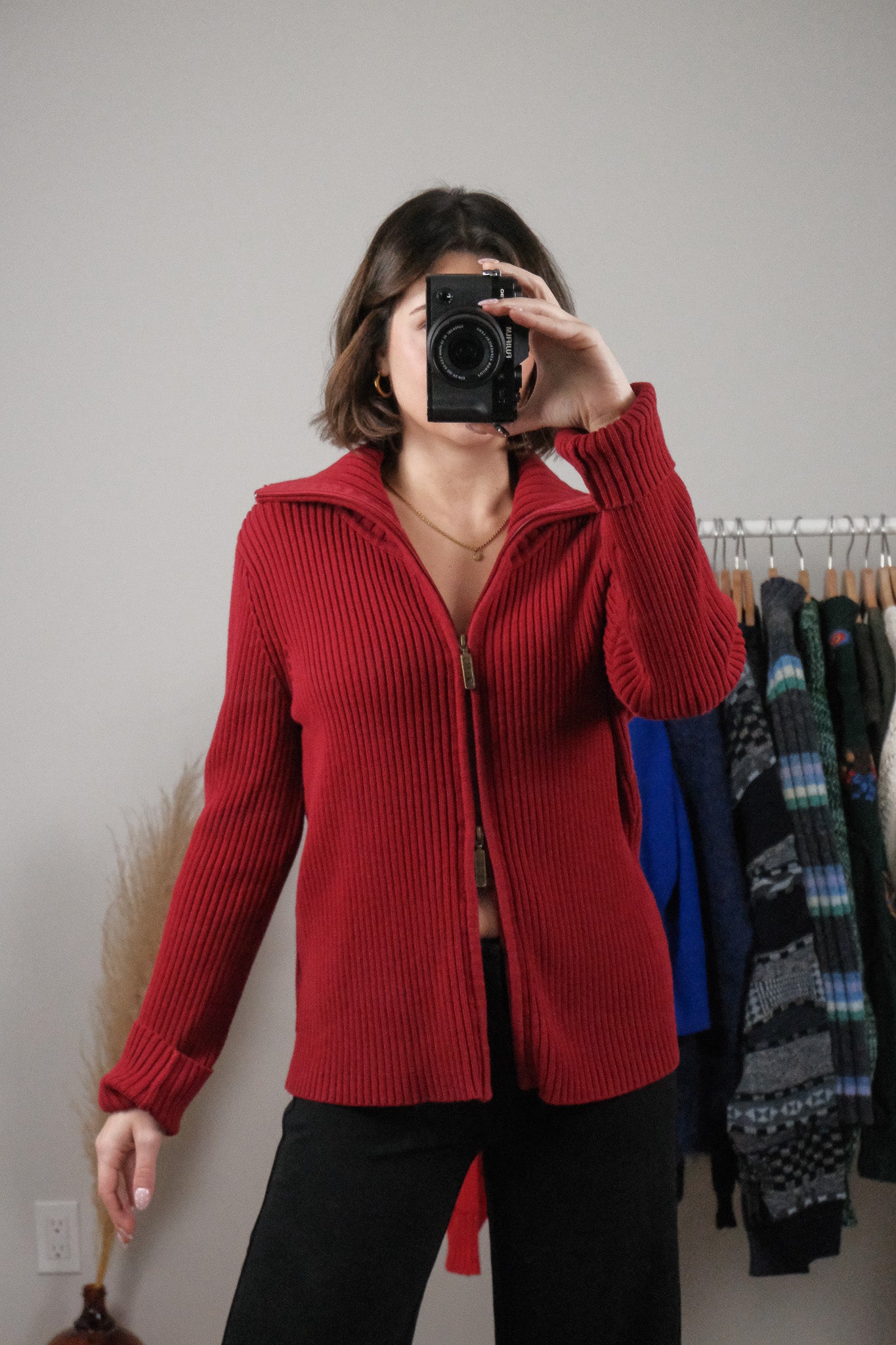 Vintage x Cotton Zip Up (L)