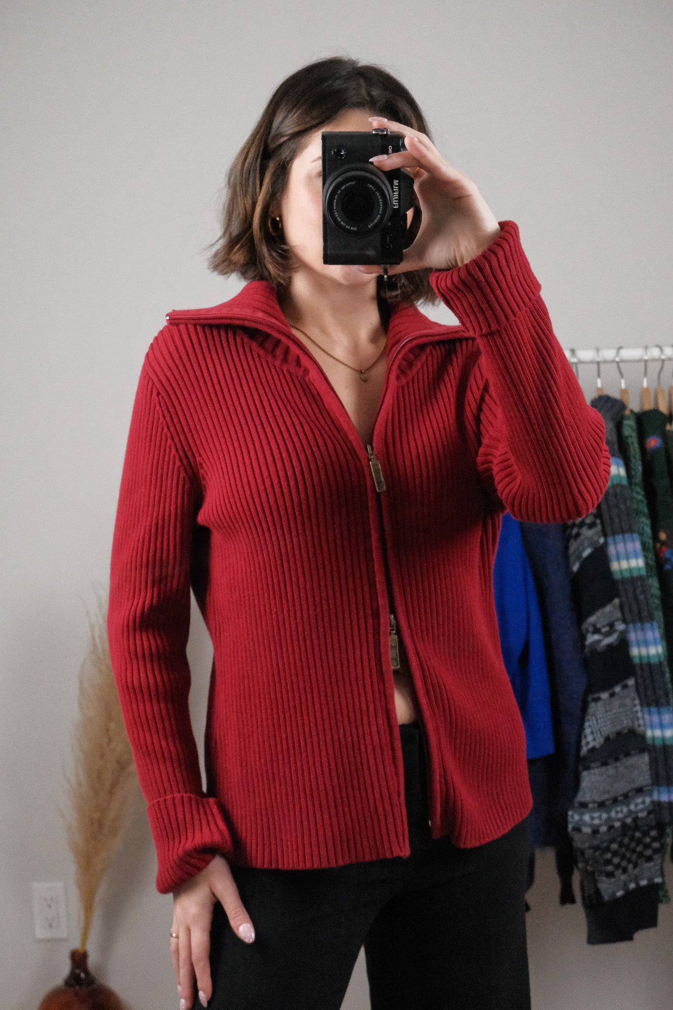 Vintage x Cotton Zip Up (L)